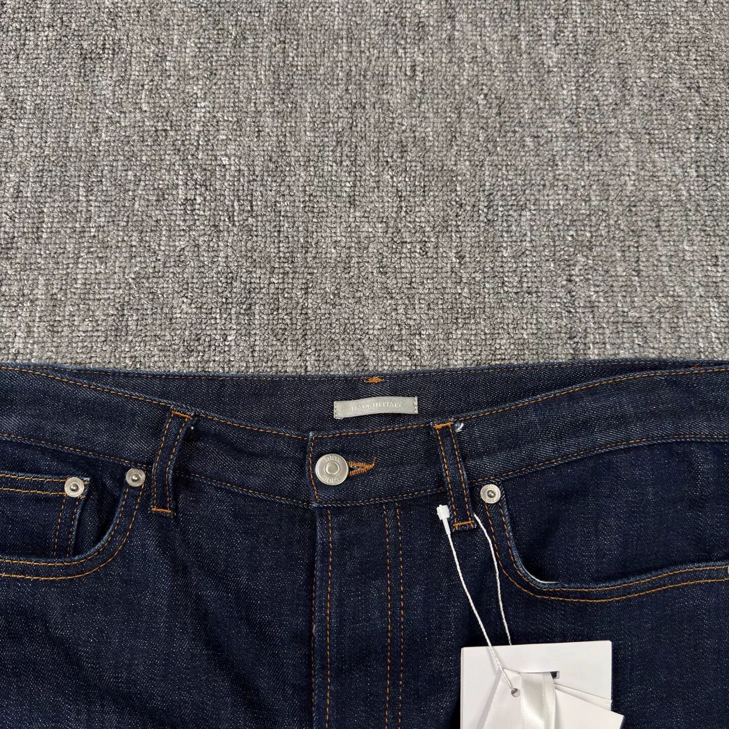 Dior Dior Printed Denim Pants in Size 31 Size US 31 - 3 Thumbnail