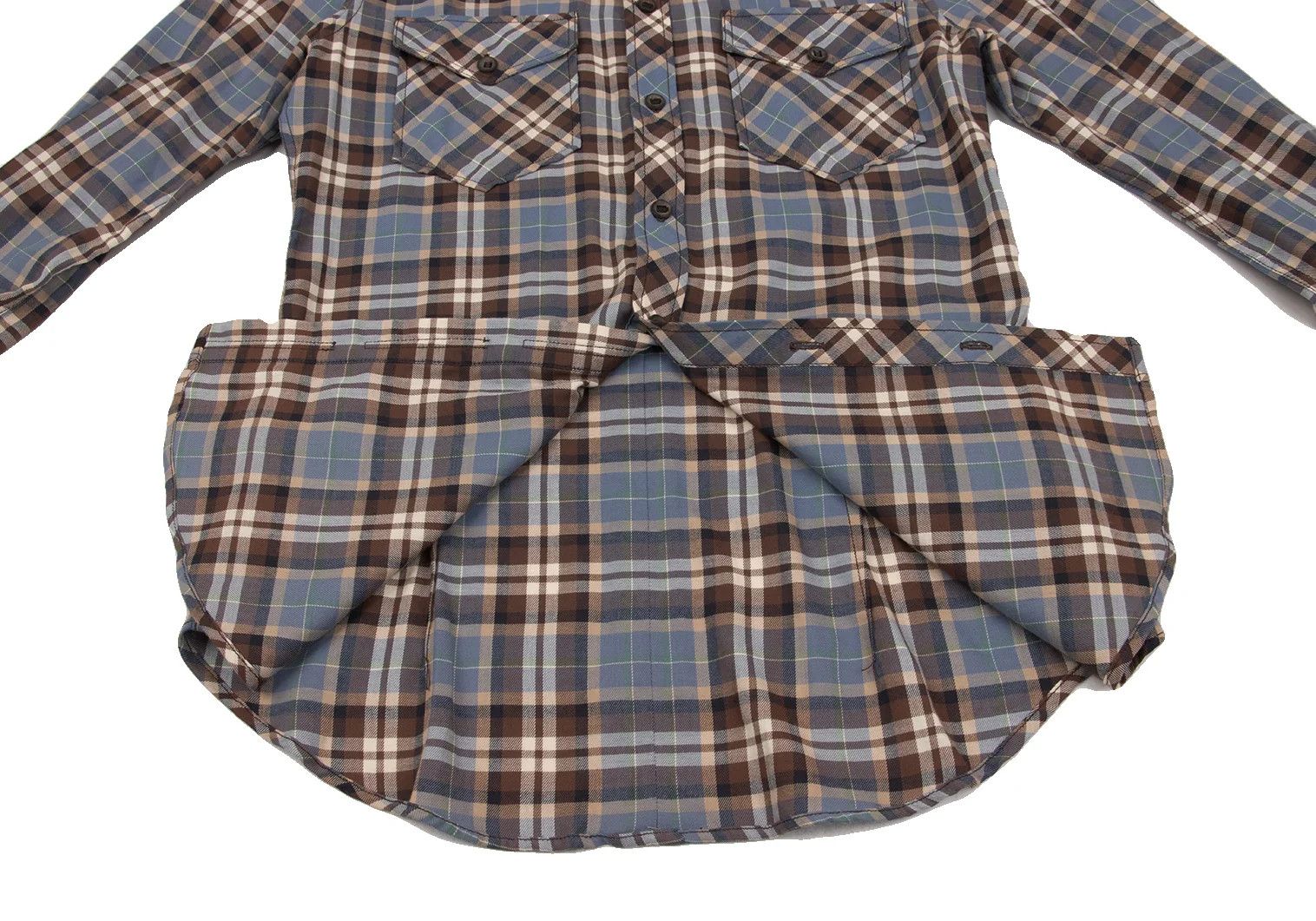 Dolce & Gabbana Multi Cotton Rib Check Western Yoke Shirt Size M Size US M / EU 48-50 / 2 - 10 Thumbnail