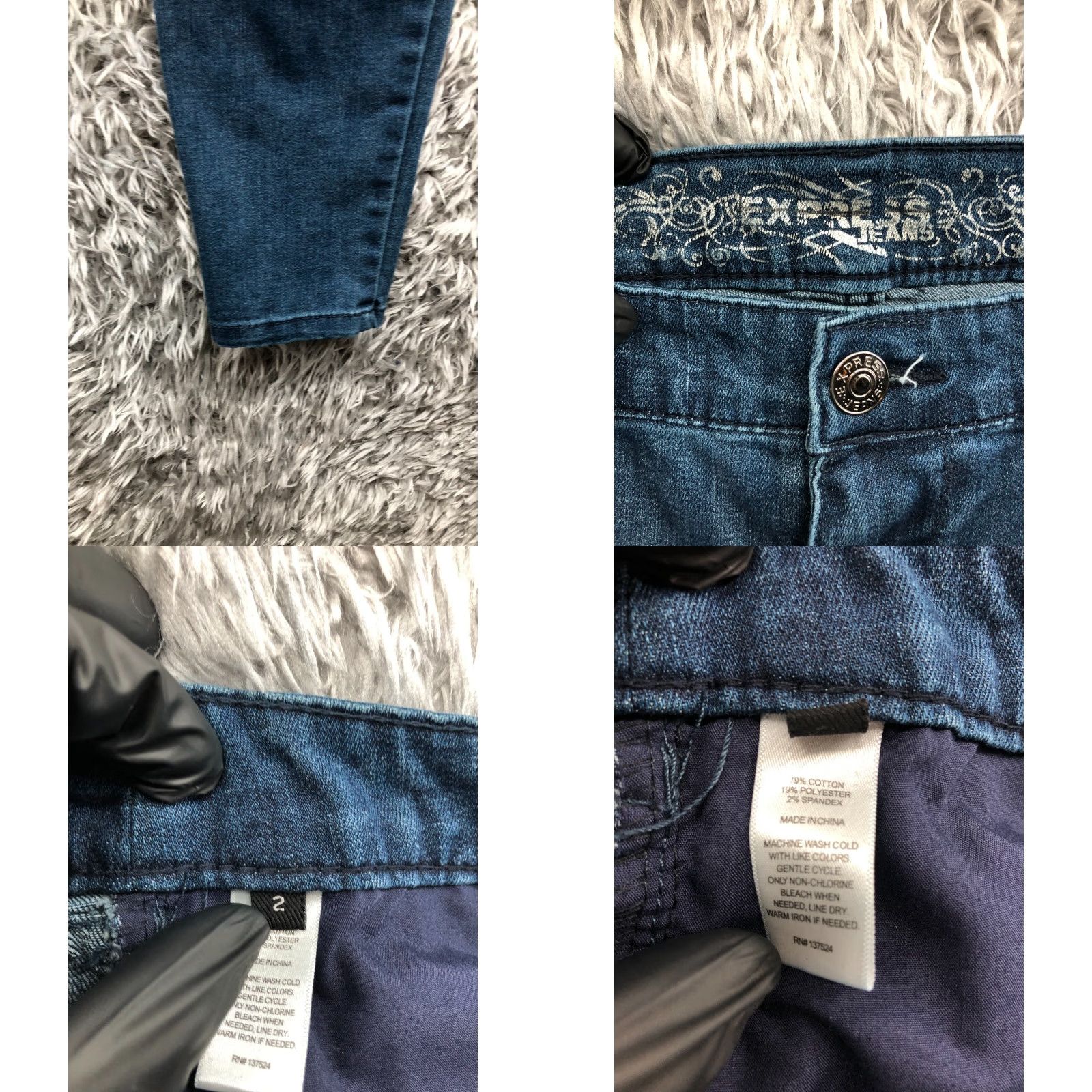 Express **Womens Express Skinny Blue Jeans Size 2 Medium** User: **Express Womens Skinny Blue Jeans Size 2 Medium** Size 26" / US 2 / IT 38 - 8 Thumbnail