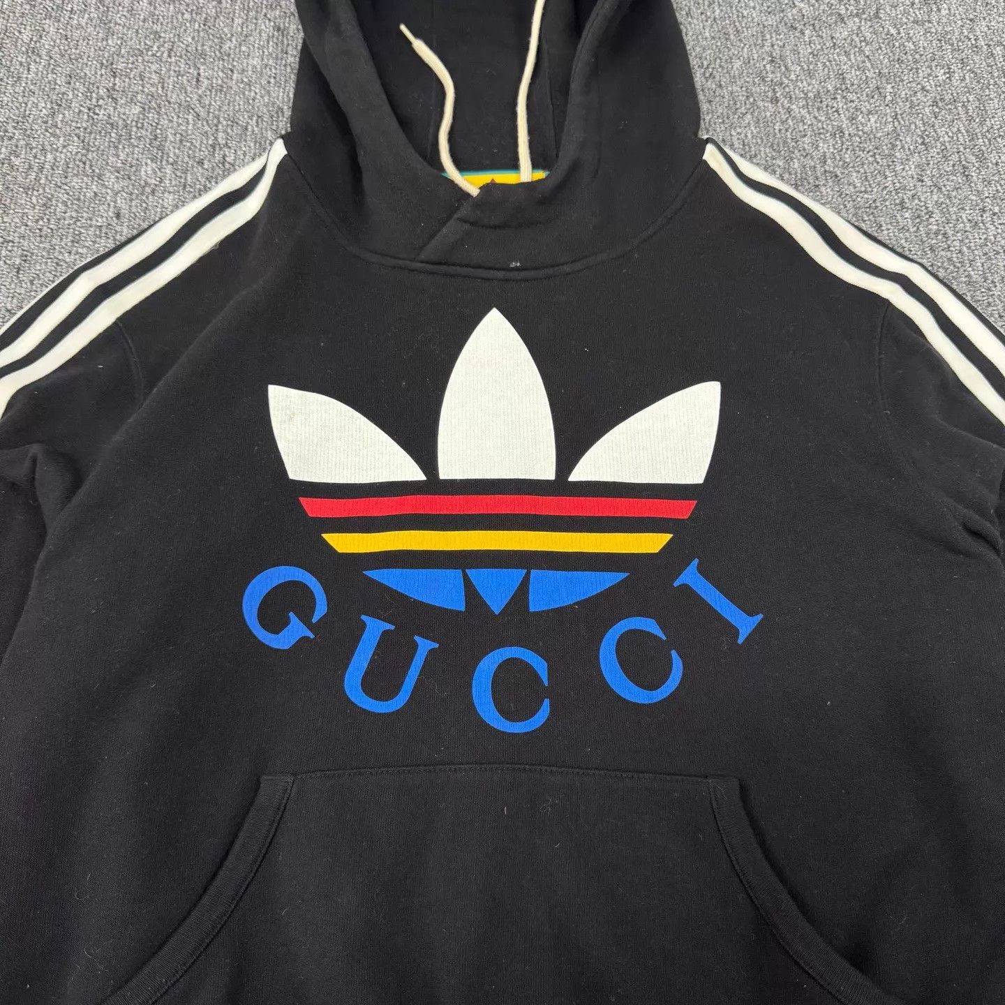 Gucci Gucci × adidas Big Logo Hoodie XS 99 New Size XS / US 0-2 / IT 36-38 - 5 Thumbnail