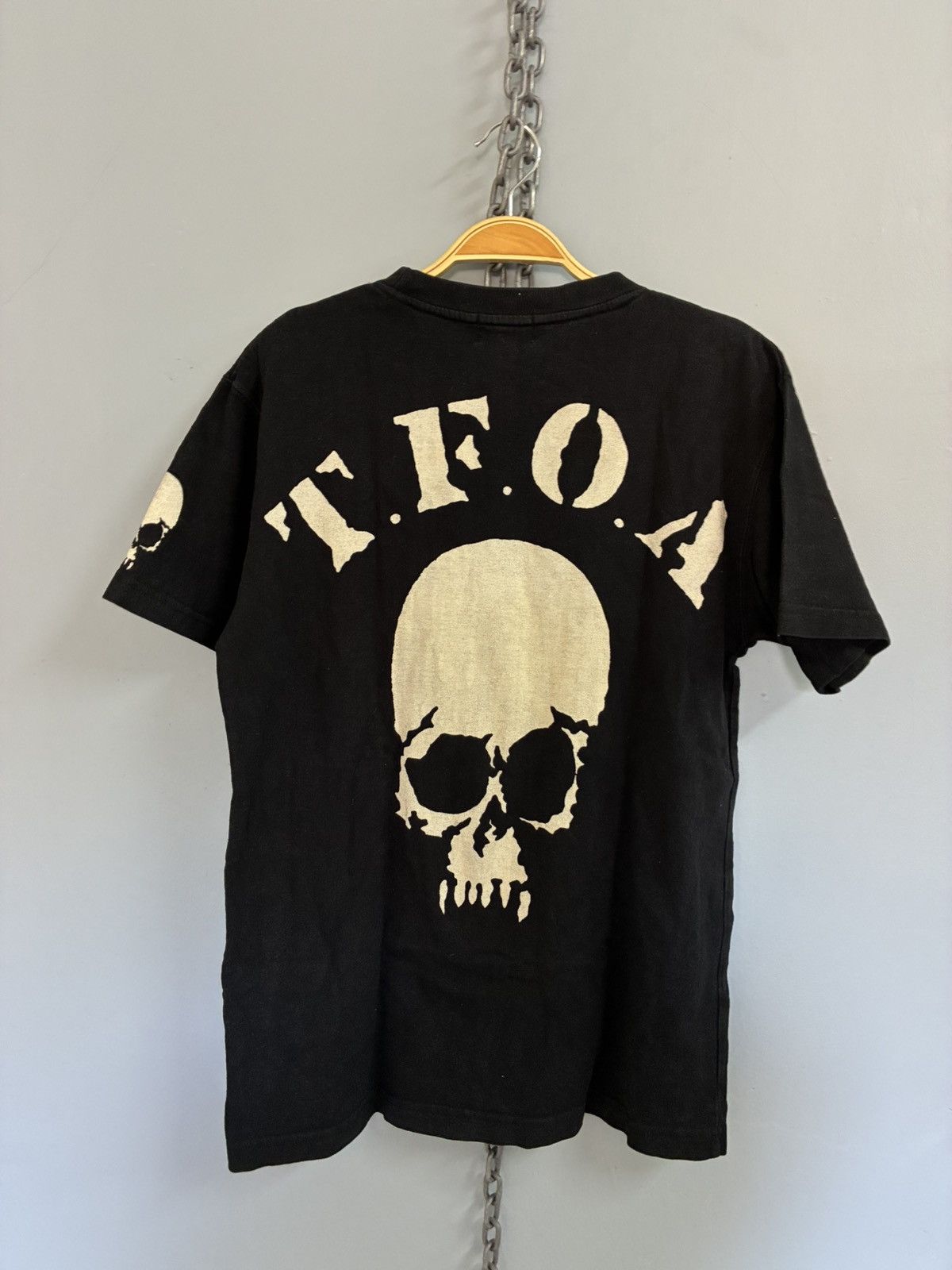 Japanese Brand Crows T.F.O.A skull head t shirt Size US M / EU 48-50 / 2 - 1 Thumbnail