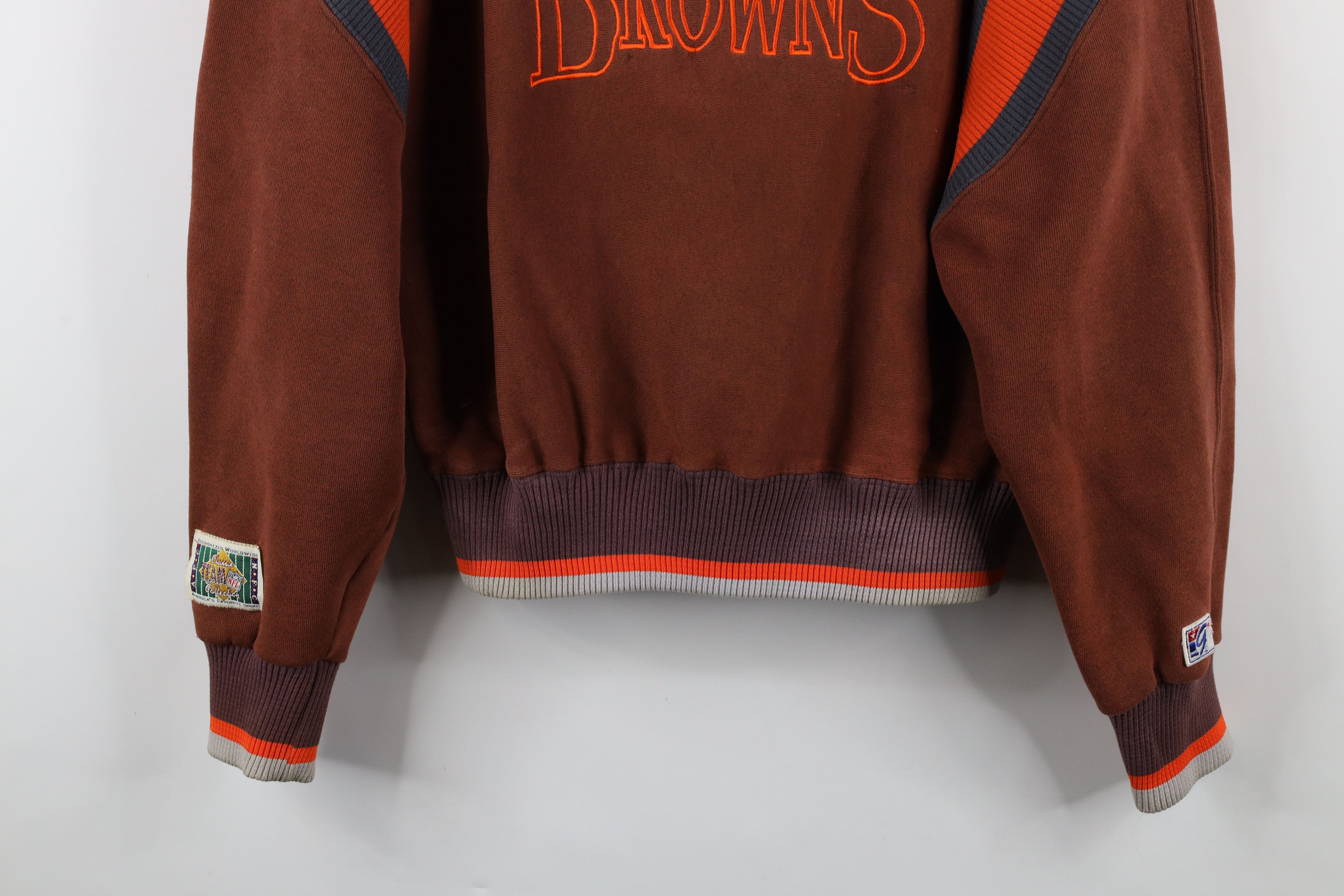 Vintage Vintage 90s The Game Browns Football Sweatshirt USA Size US L / EU 52-54 / 3 - 3 Thumbnail