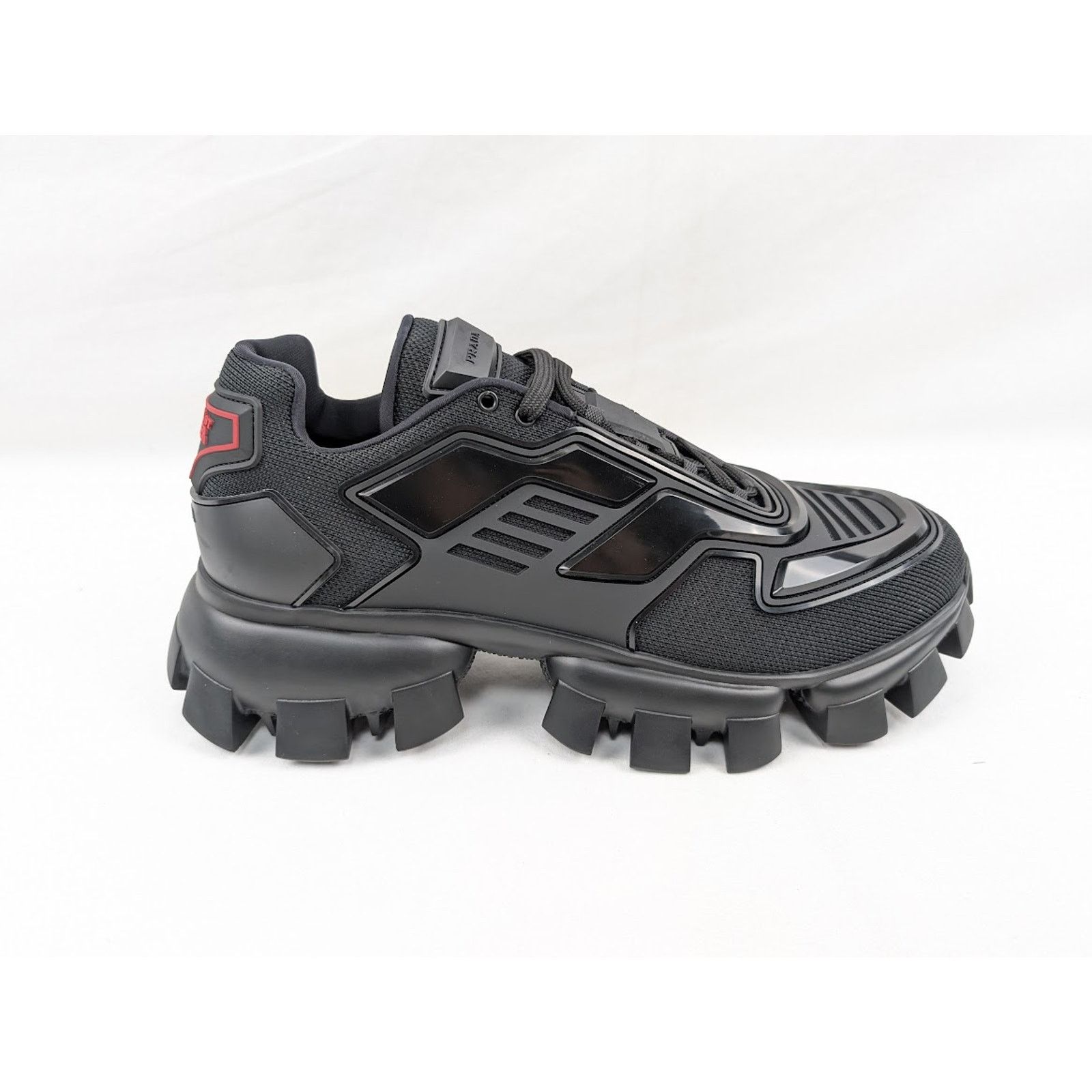 Prada Prada Sport Mens Driving Sneakers Y2k Red/ Silver Us