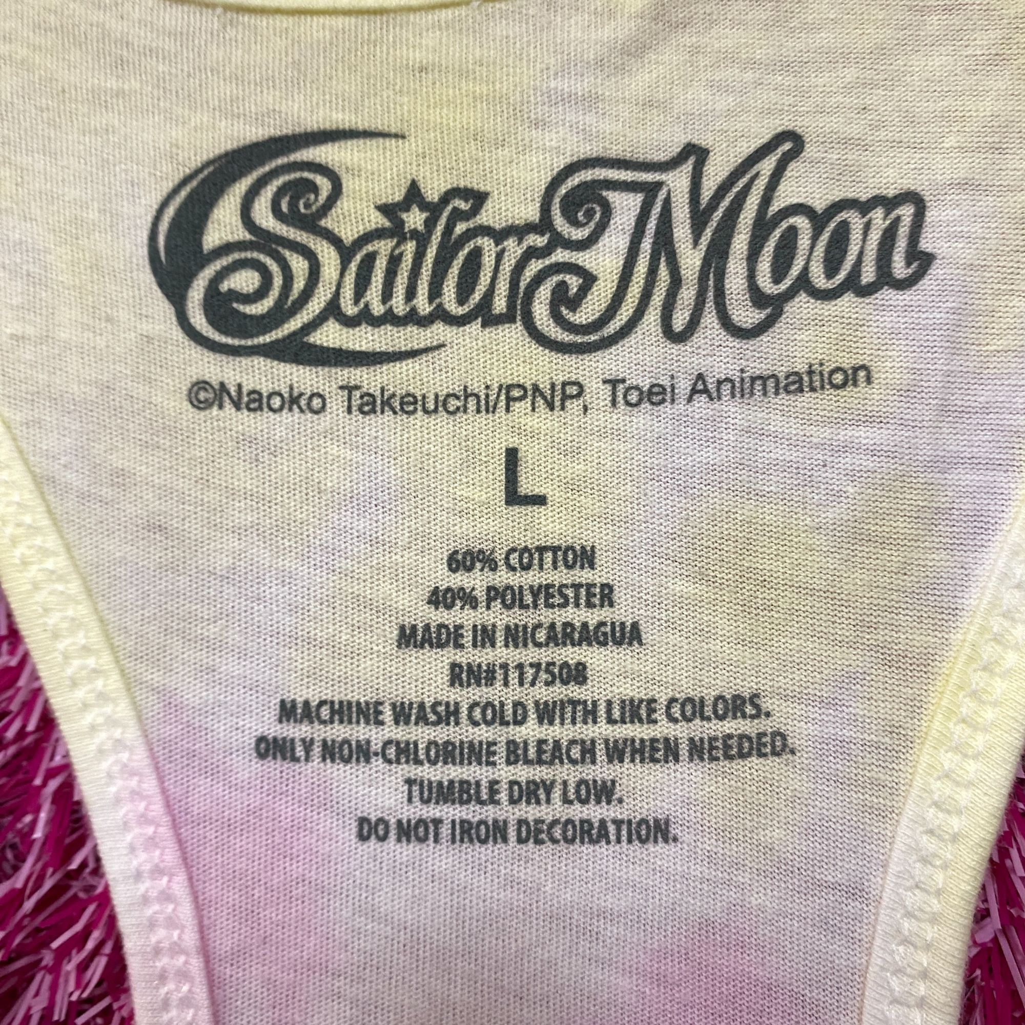 Vintage Sailor Moon Sailor Scouts Women's Anime Tie Dye Tank Top L Size L / US 10 / IT 46 - 4 Thumbnail
