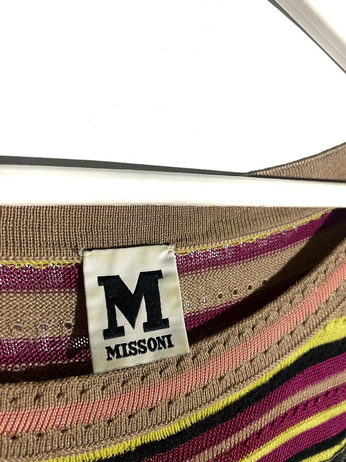 Missoni × Vintage Missoni Women’s Knit Dress Cotton/Viscose/Linen Size 46/L Size L / US 10 / IT 46 - 5 Thumbnail
