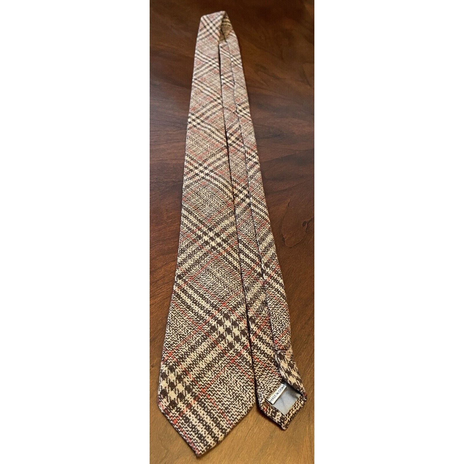 Other Sprezza Wool Blend Men’s Neck Tie Made In China Size ONE SIZE - 3 Thumbnail