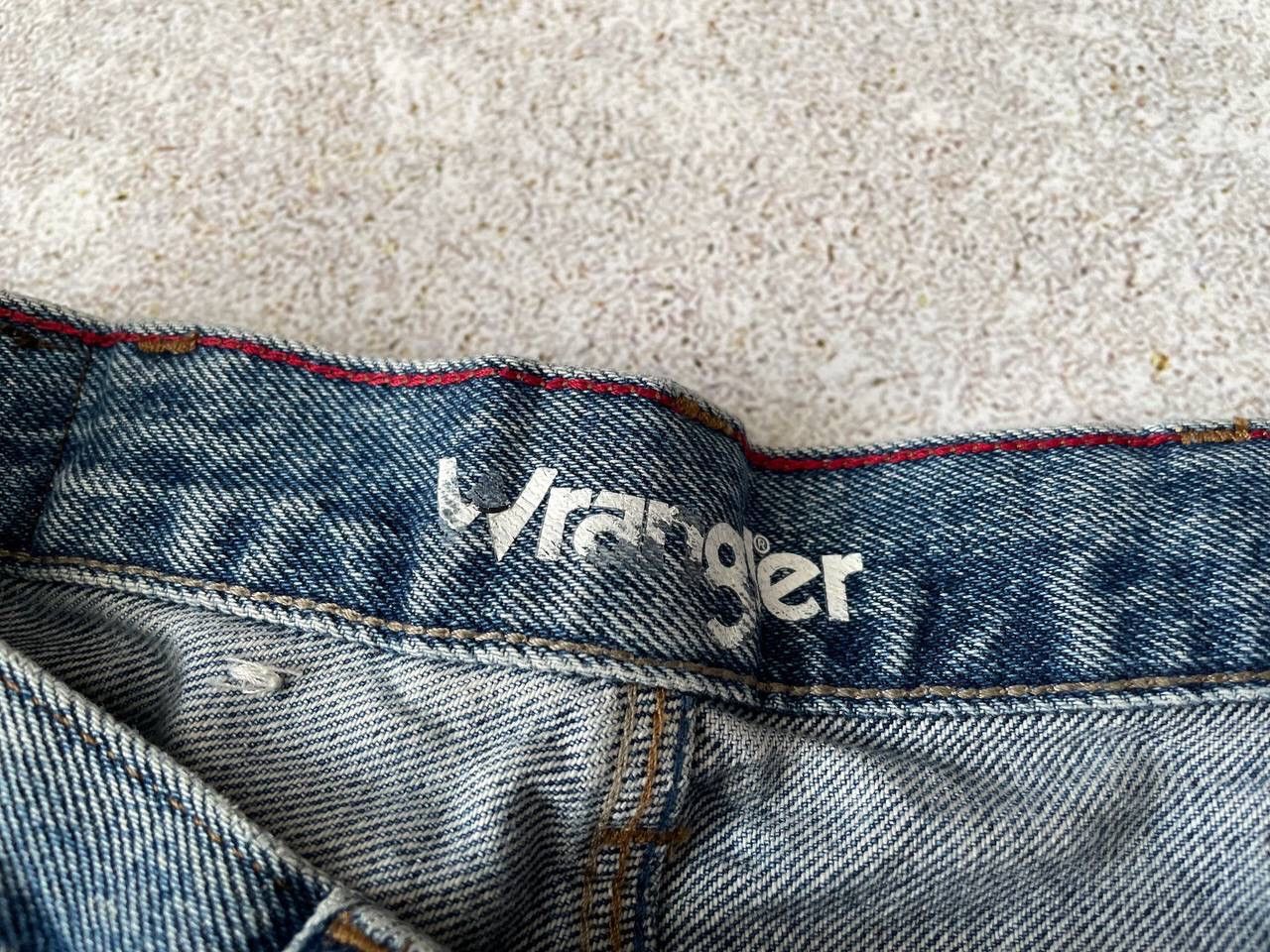Vintage × Wrangler Vintage Wrangler Blue Denim Baggy Pants Y2K Ultra Rare Item Size US 32 / EU 48 - 6 Thumbnail