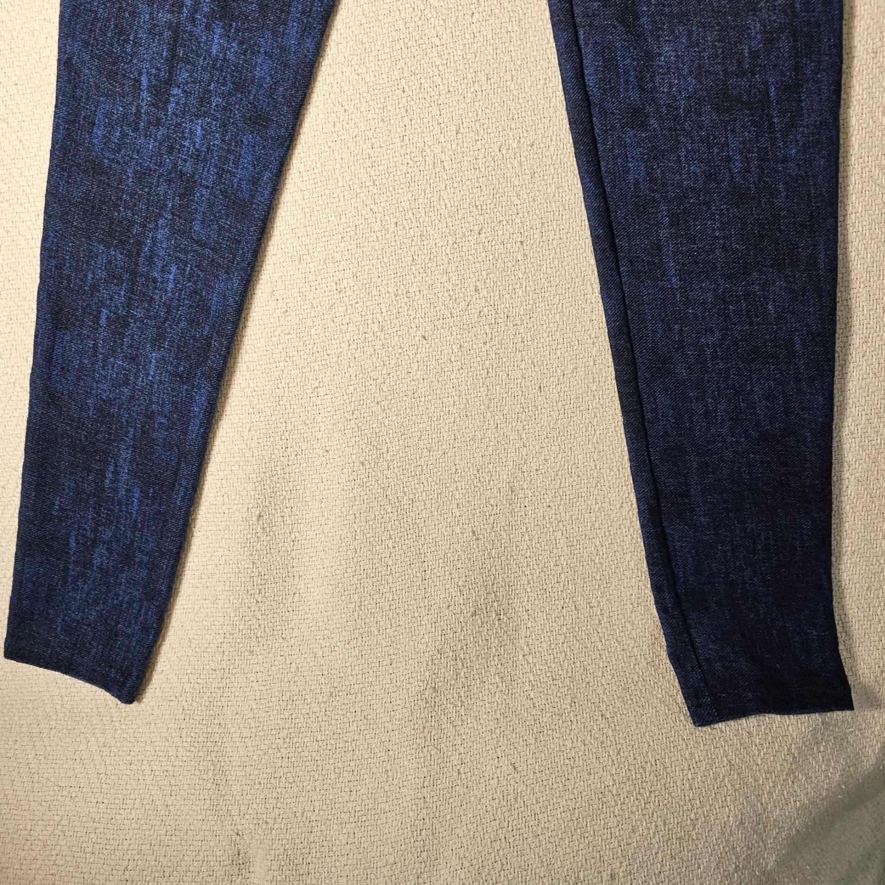 Michael Kors Michael Kors Pants Women's Petite Blue Navy Elastic Waist Pull-On Pants Skinny Size 24" / US 00 / IT 34 - 2 Thumbnail