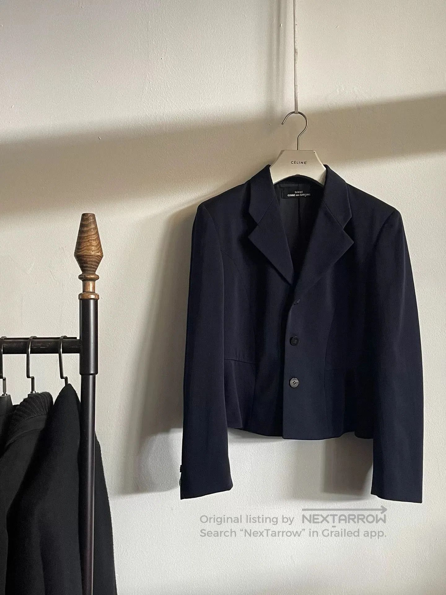 Tricot Comme des Garcons COMME des GARÇONS 1998 Vintage Short Blazer. Size M / US 6-8 / IT 42-44 - 3 Thumbnail