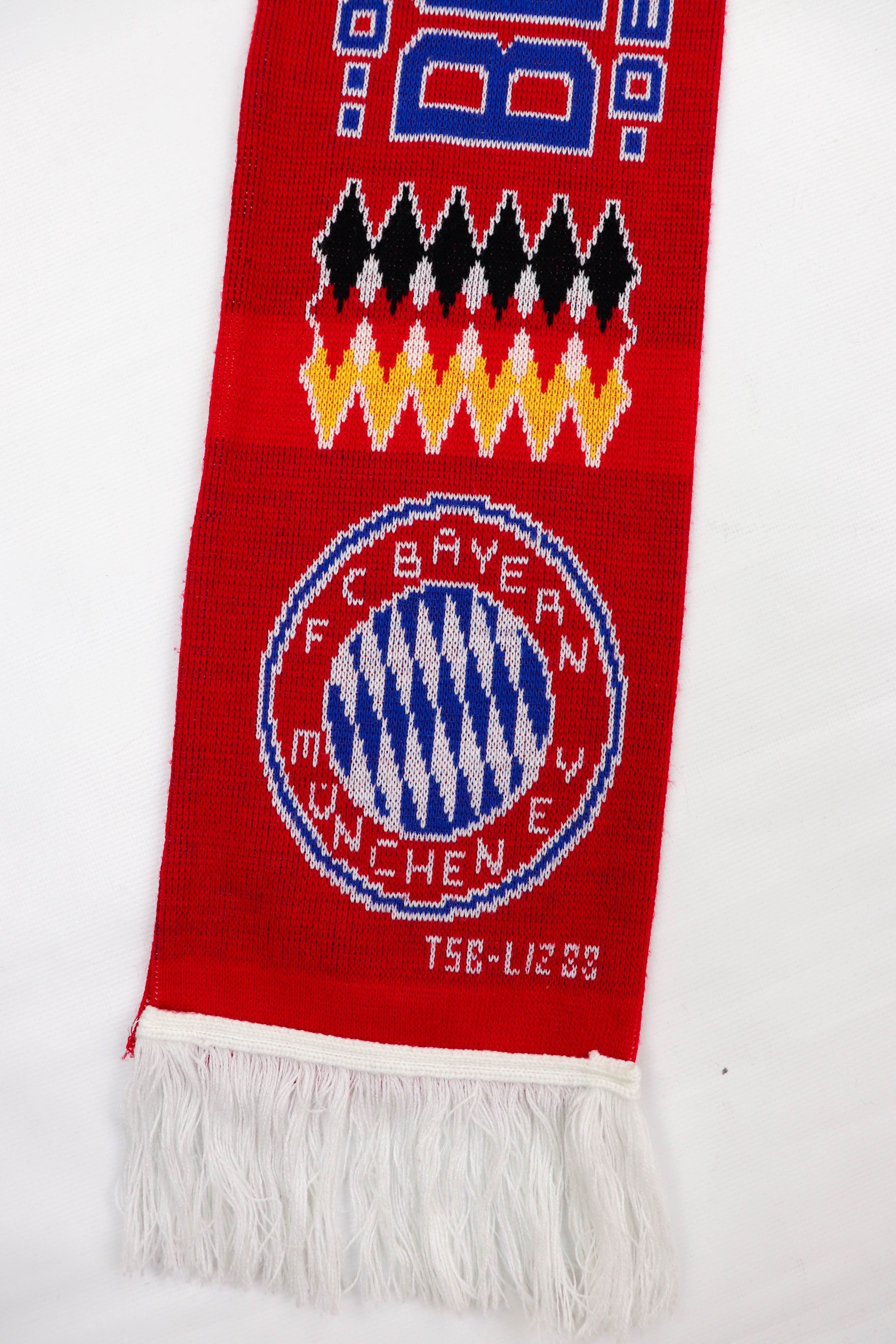 Vintage Bayern Munchen Vintage 90-00s Olympia Stadion Soccer Scarf Size ONE SIZE - 5 Thumbnail