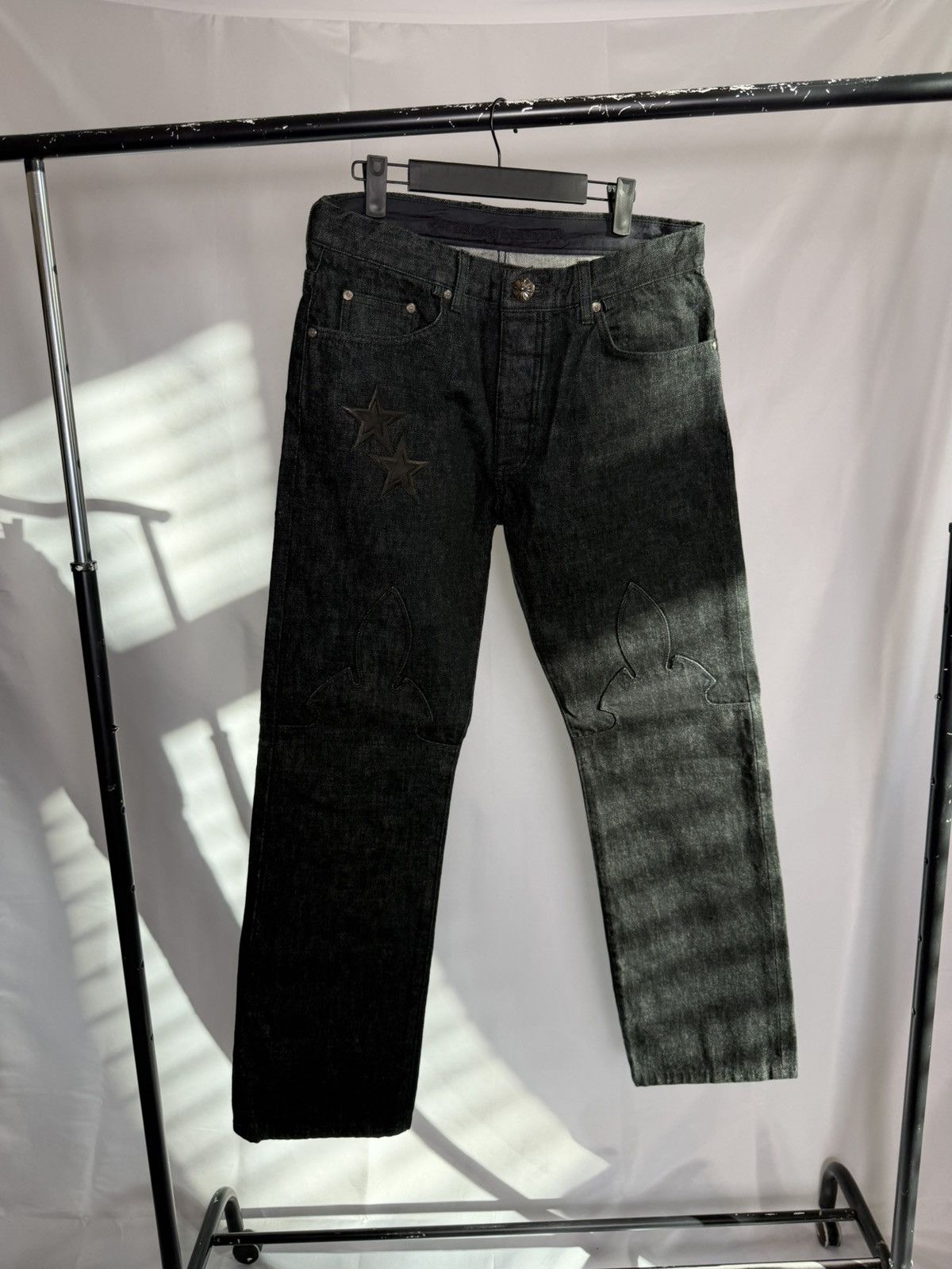 Chrome Hearts Chrome Hearts Star Patch Denim – Size 34 Size US 34 / EU 50 - 1 Thumbnail