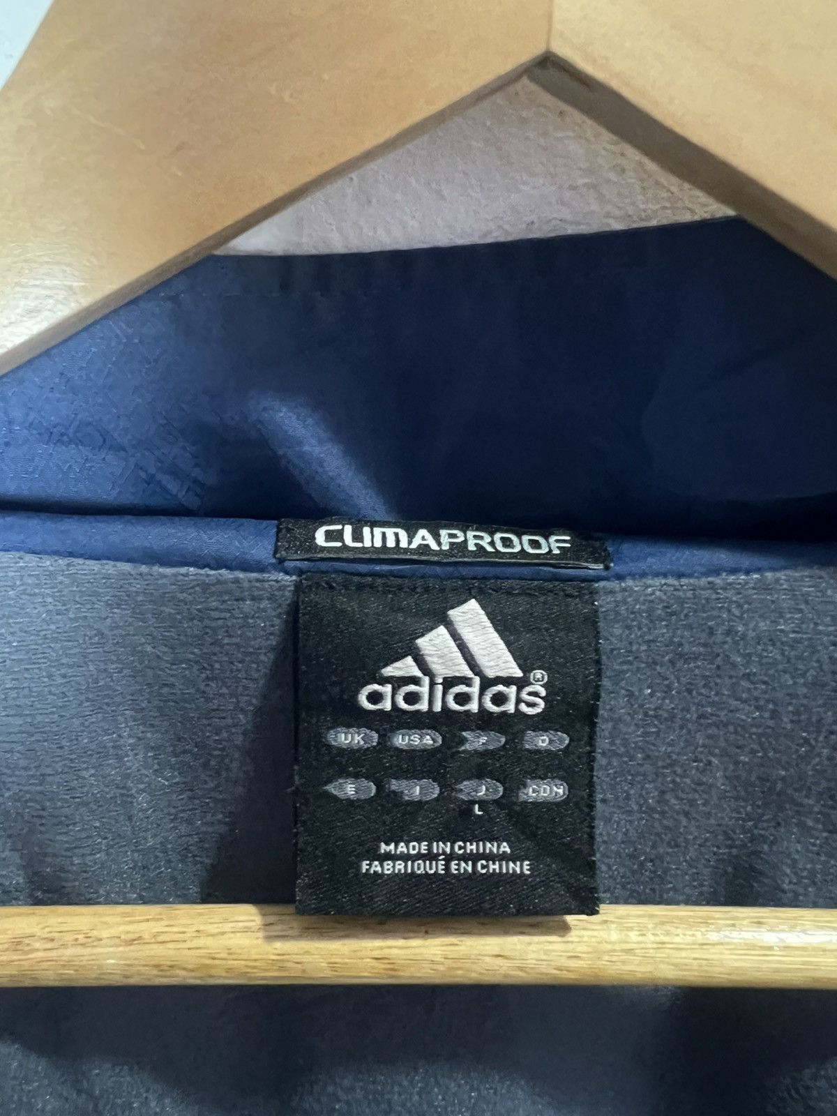 Adidas Adidas Clima Proof Windbreaker Jacket Size US L / EU 52-54 / 3 - 10 Thumbnail