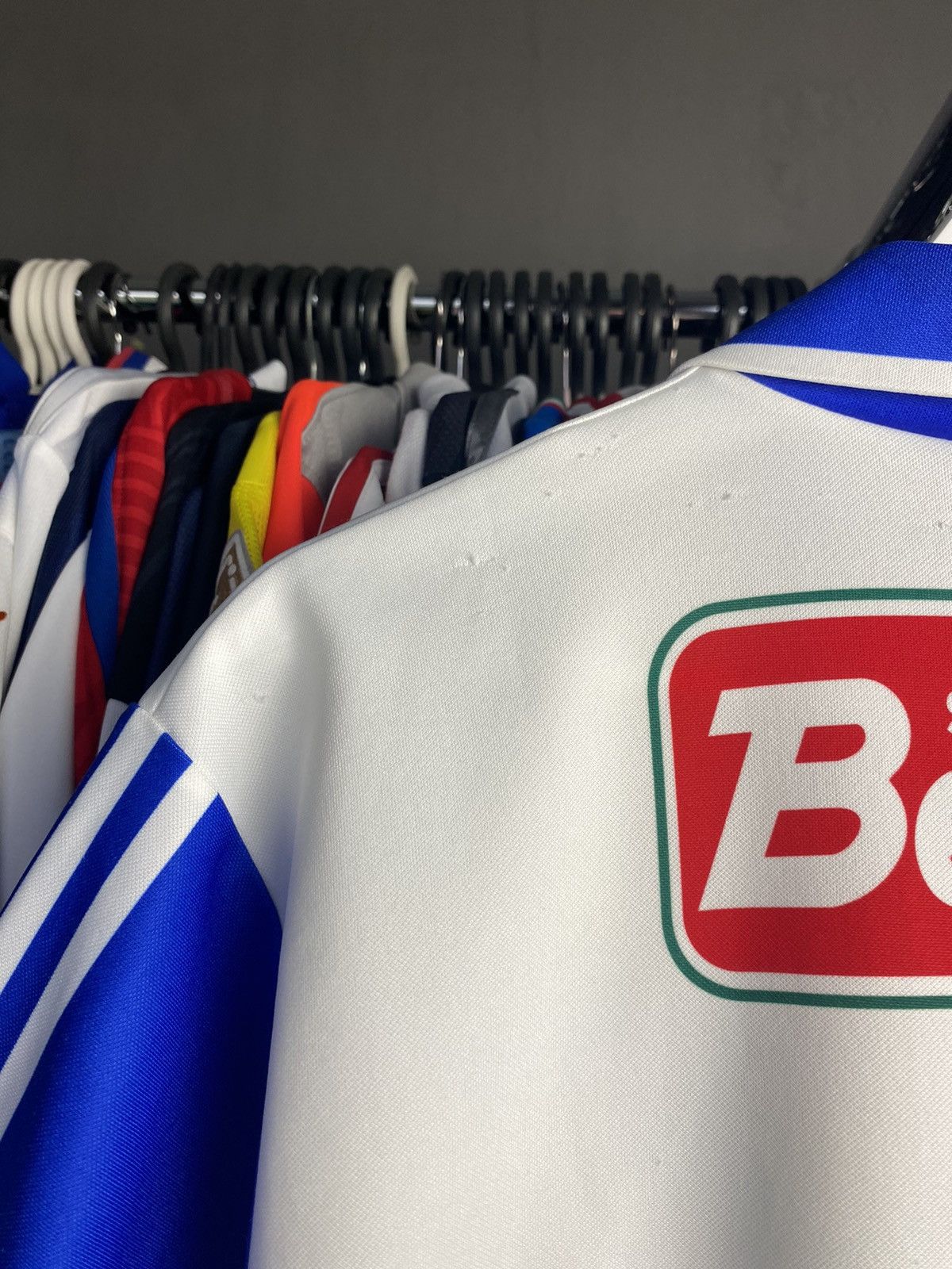 Adidas 1992/94 ADIDAS GRASSHOPERS HOME SOCCER FOOTBALL JERSEY SHIRT Size US L / EU 52-54 / 3 - 12 Thumbnail