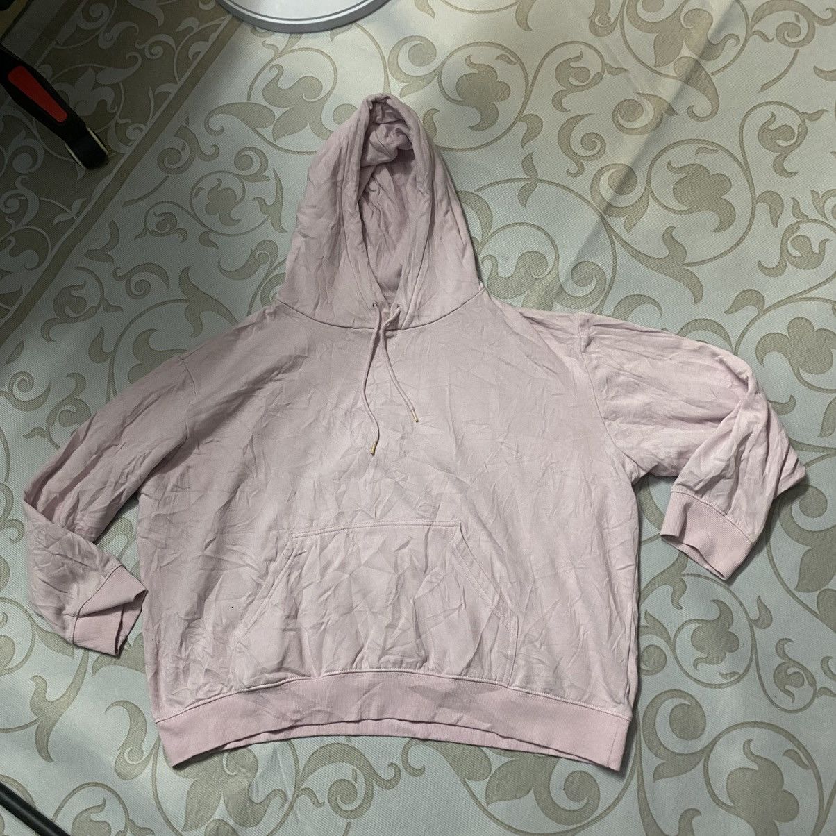 H&M H&M Plain Pink Hoodie Size L / US 10 / IT 46 - 1 Thumbnail