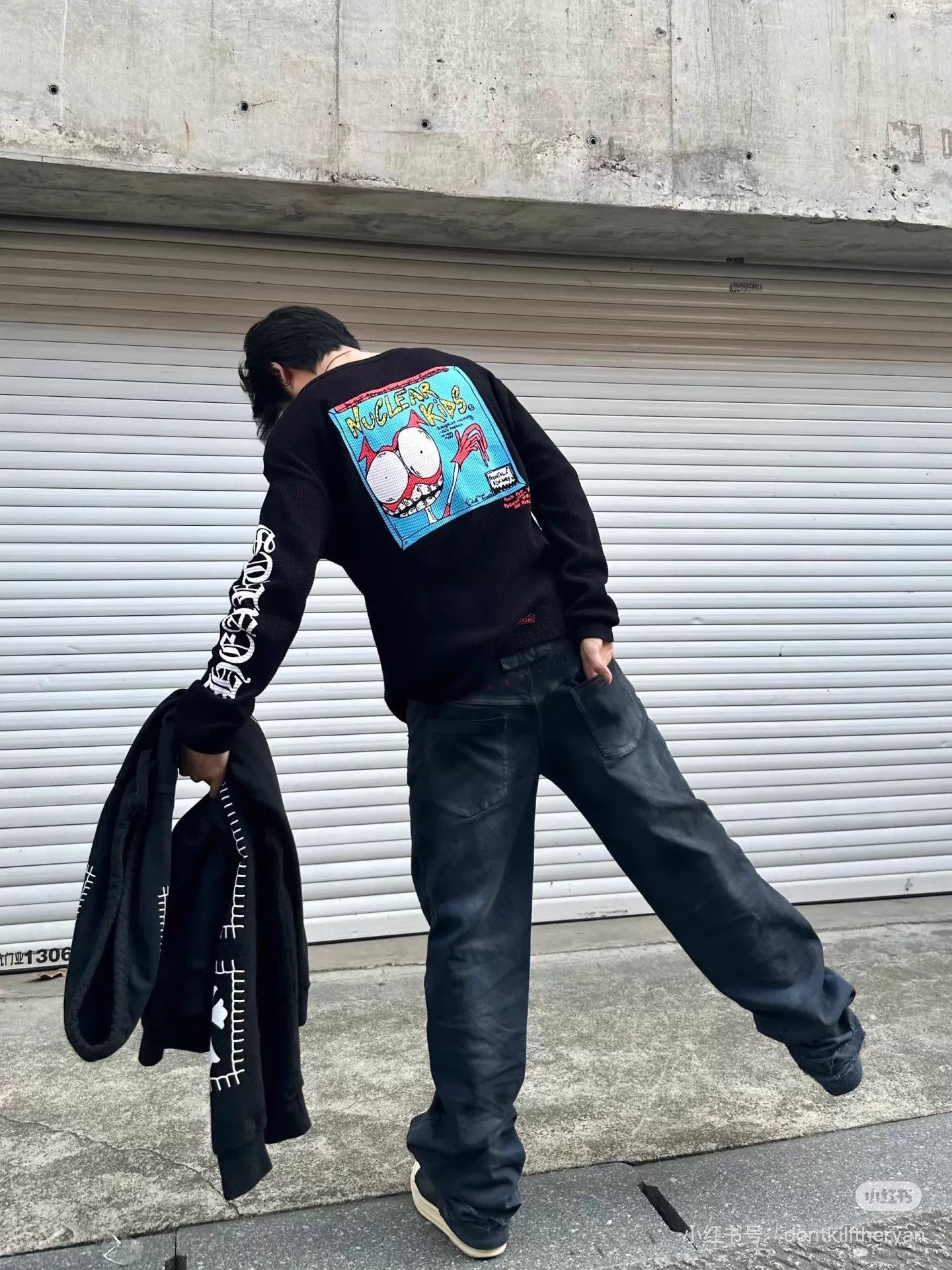 Chrome Hearts Chrome Hearts Mattyboy Black 2-Arm Graffiti LS Tee Size US S / EU 44-46 / 1 - 9 Thumbnail
