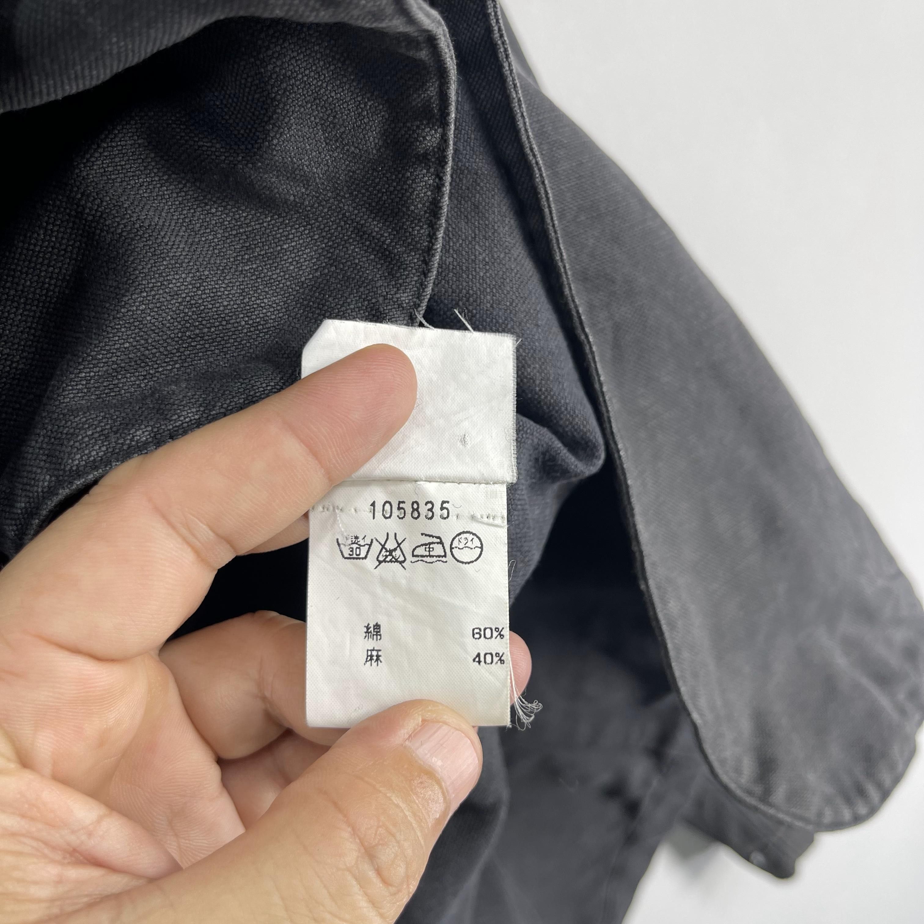 agnes b. Vintage AGNES B Denim Workers Distressed Jacket Size M / US 6-8 / IT 42-44 - 8 Thumbnail