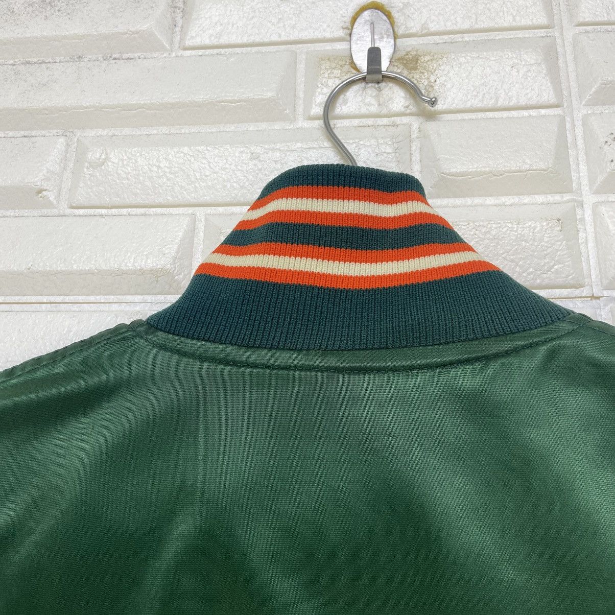 NFL Vintage NFL Hurricanes by Starter Satin Varsity Jacket Size US L / EU 52-54 / 3 - 15 Thumbnail