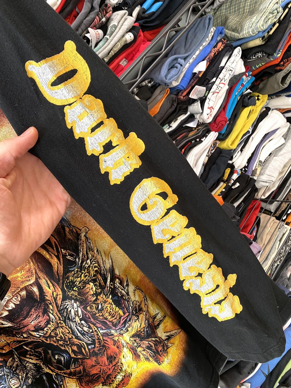 Band Tees 90s Rare! Vintage Iced Earth Dark Genesis Longsleeve T Shirt Size US XL / EU 56 / 4 - 6 Thumbnail