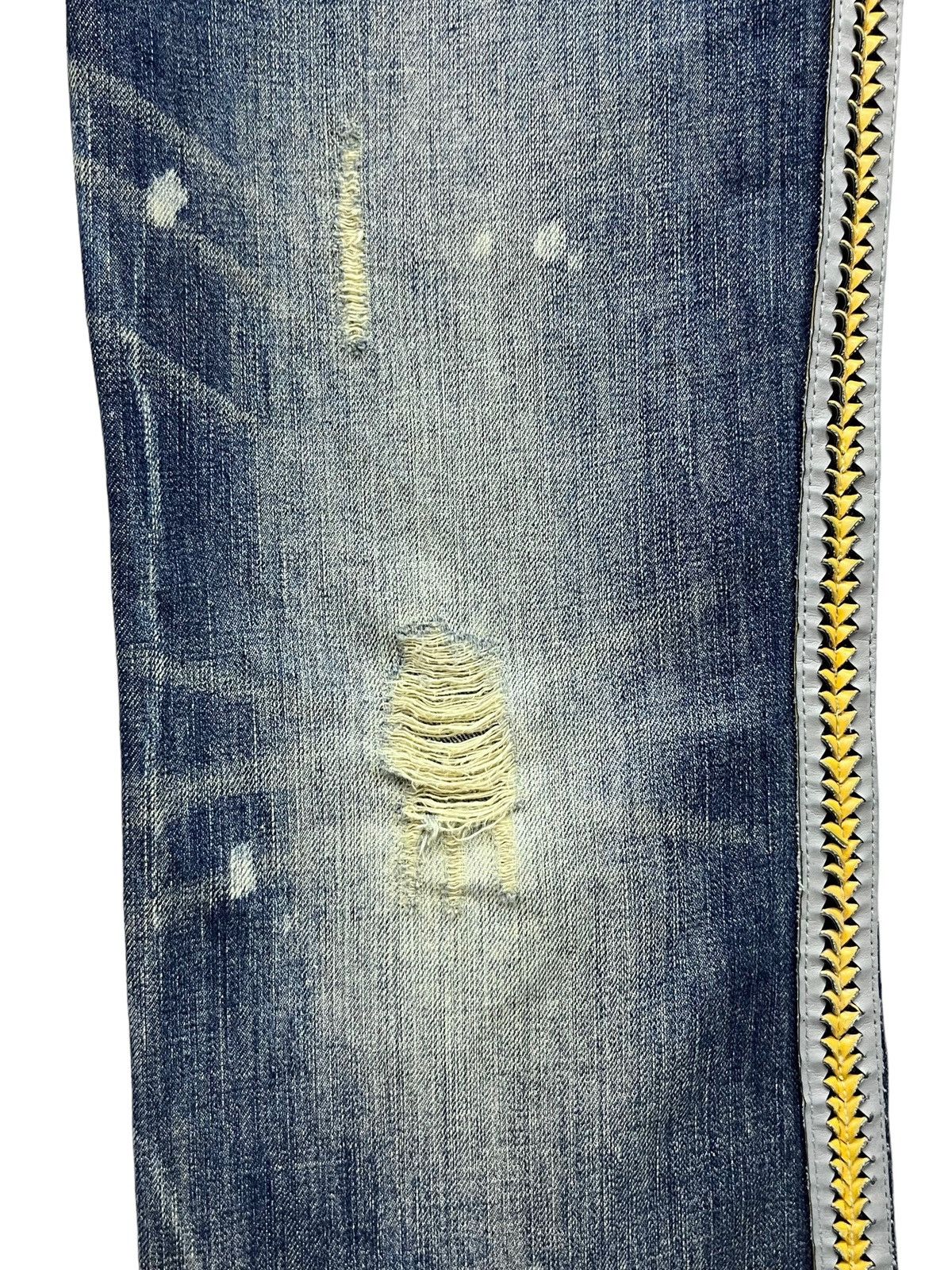 Parasuco PUNK FLARE🔥PARASUCO DENIM LEGEND Distressed Tribal Jeans💥 Size US 33 - 11 Thumbnail