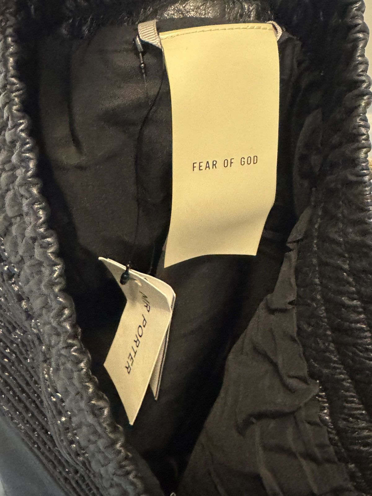 Fear of God Fear of God Leather Moto Trouser Size US 33 - 12 Thumbnail