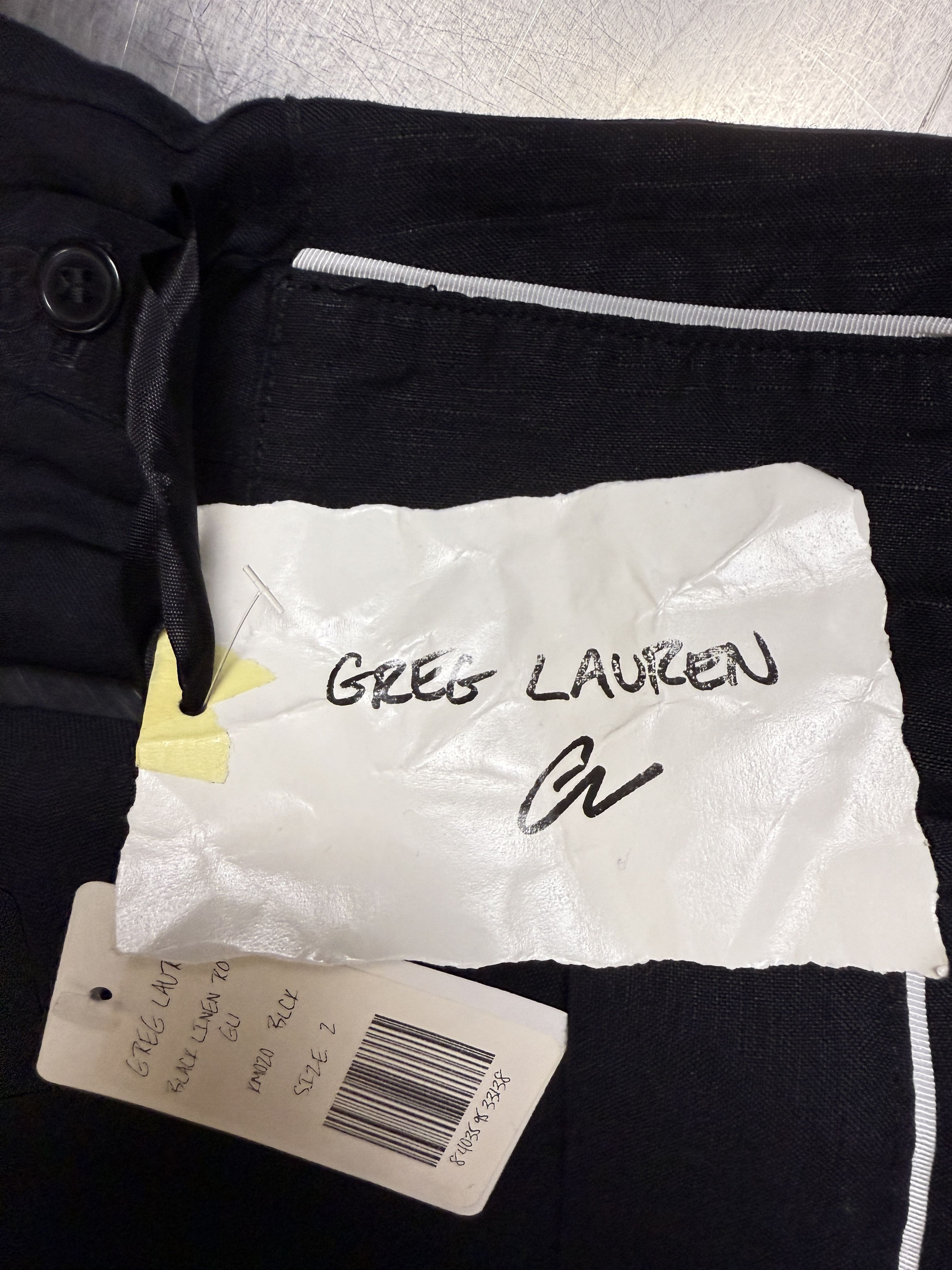 Greg Lauren $1995 Greg Lauren Black Linen Robe GL1 Size US M / EU 48-50 / 2 - 14 Thumbnail