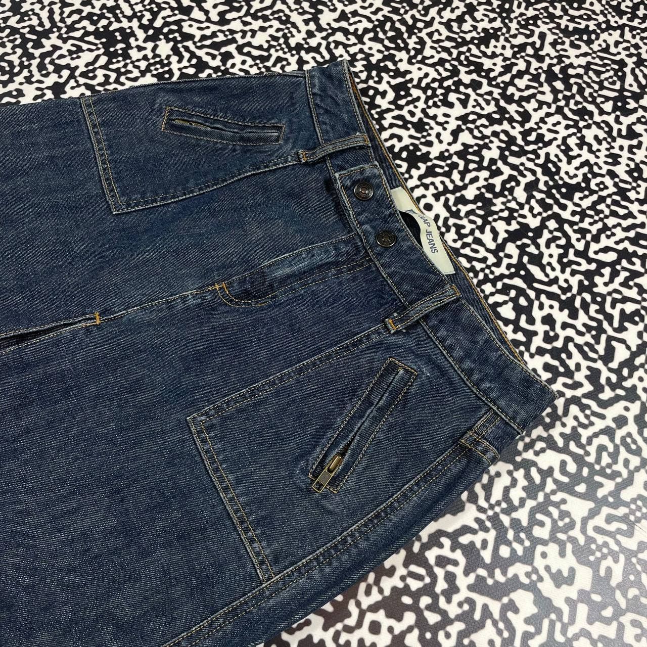 Gap Vintage Y2K GAP Denim Casual Retro Midi Skirt Size 26" / US 2 / IT 38 - 8 Thumbnail