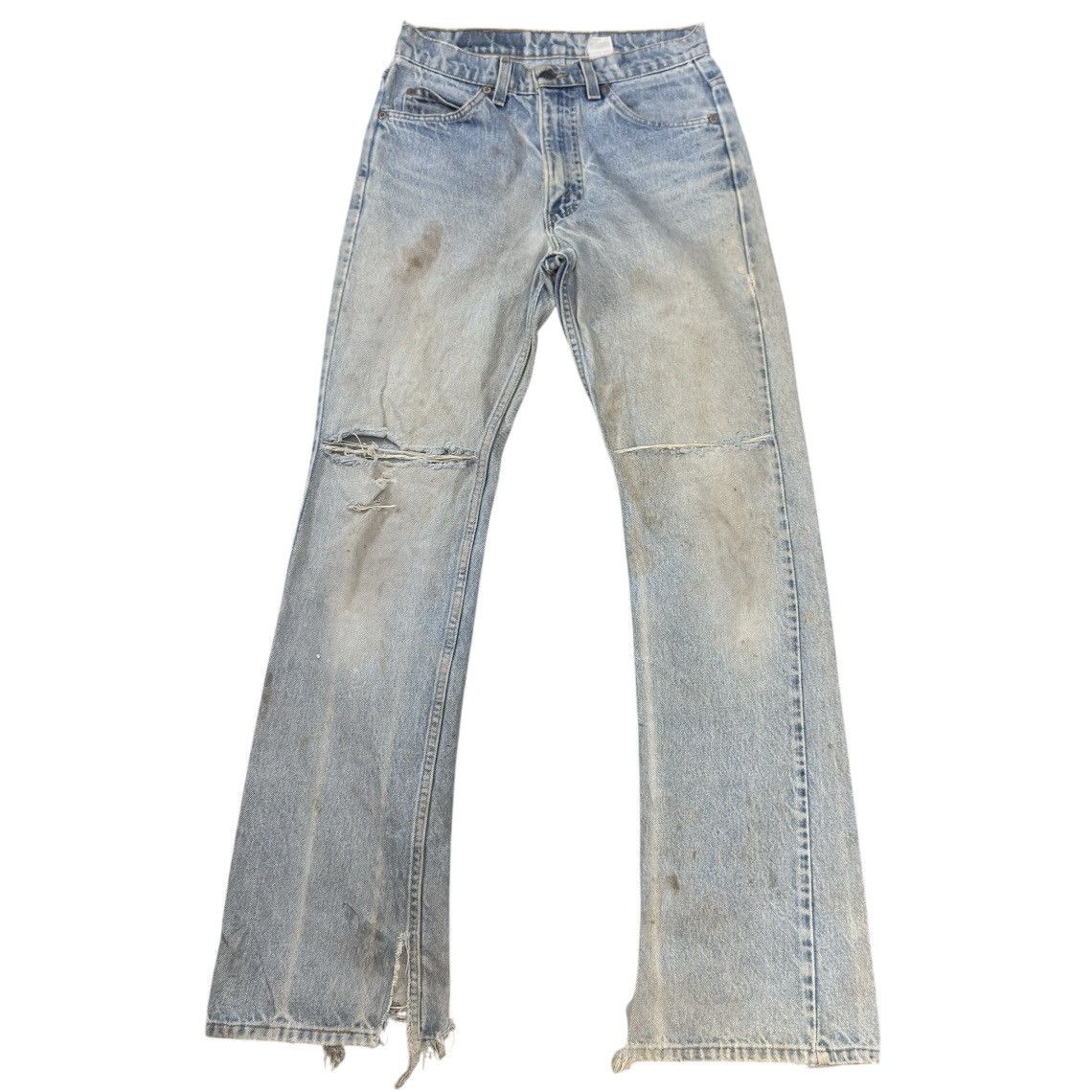 Levi's Vintage Clothing Insane Destroyed ‼️ Flared 1997 Levis 517 Bootcut Washed Size US 30 / EU 46 - 1 Thumbnail