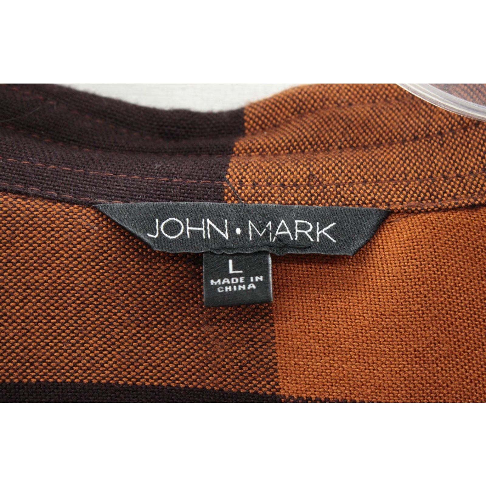 Vintage John Mark tunic top Womens Large Orange Roll Tab Long Sleeve Artsy Back Boho Shirt Blouse Size L / US 10 / IT 46 - 5 Thumbnail