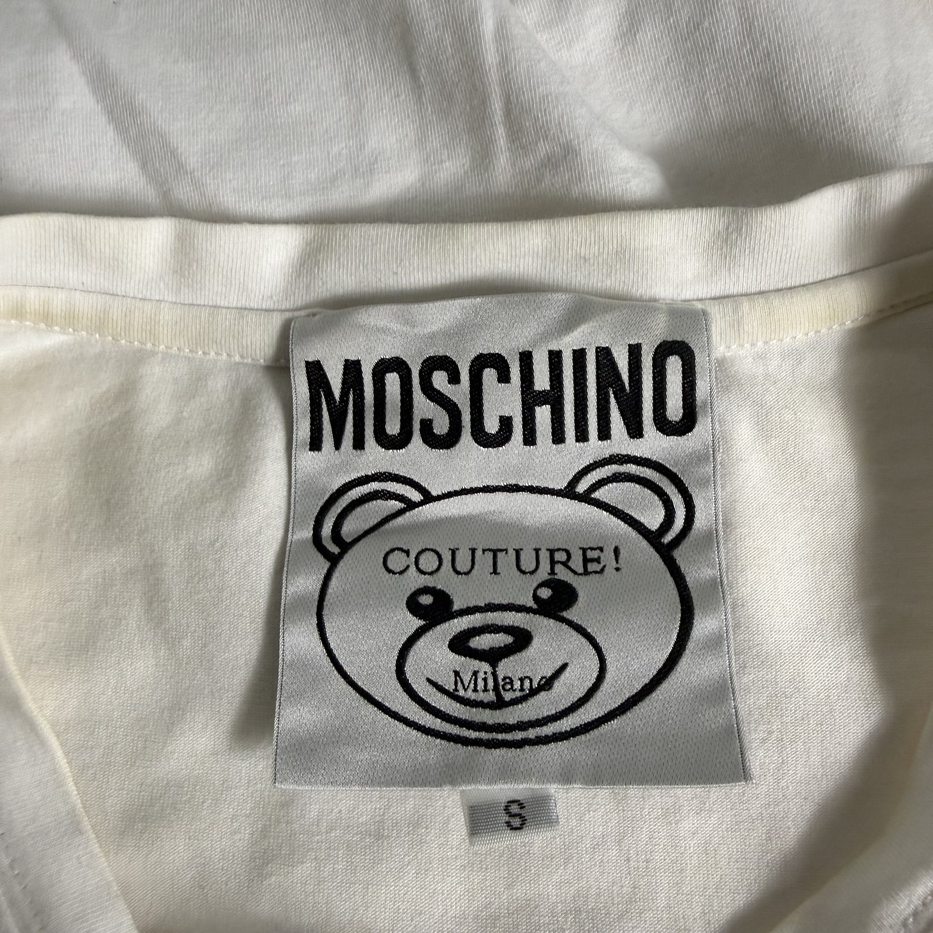 Moschino 🔥RARE🔥Moschino Couture Milano Italian Teddy Bear T-shirt Size US S / EU 44-46 / 1 - 4 Thumbnail