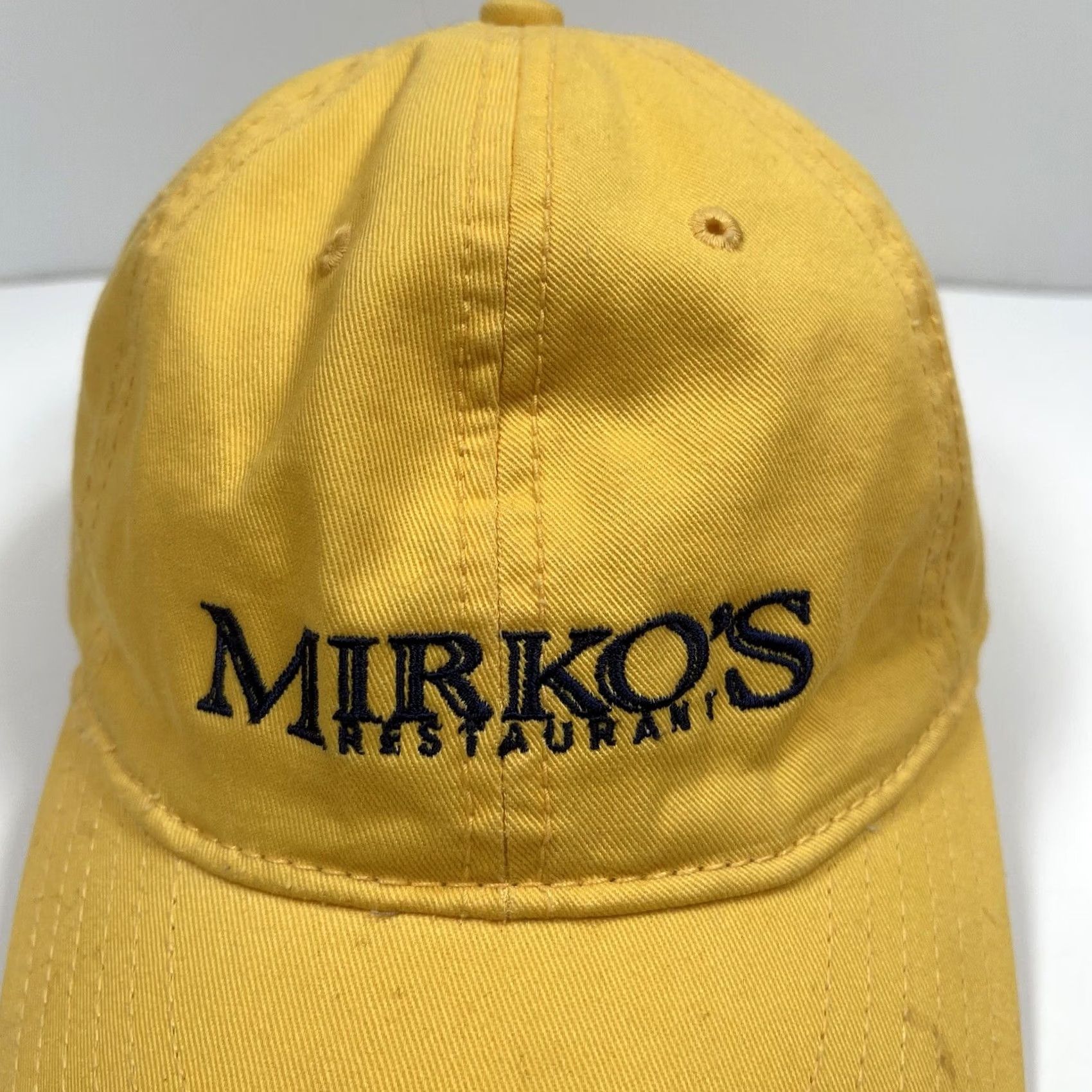Vintage Captiv8 New York Hat Adult Adjustable StrapBack Baseball Cap Mirko’S Restaurant - Comfortable for Fall, Spring, Summer, Winter Size ONE SIZE - 2 Thumbnail