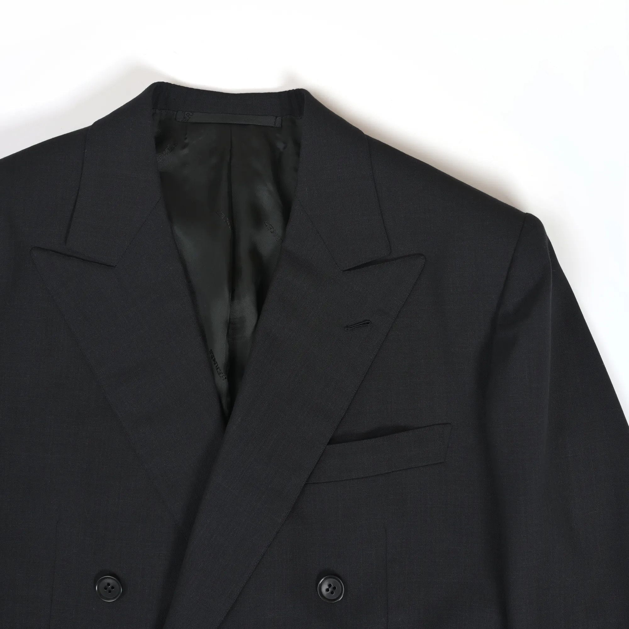 Cifonelli HERMÈS by CIFONELLI unlined double-breasted bespoke jacket Size 48R - 2 Thumbnail
