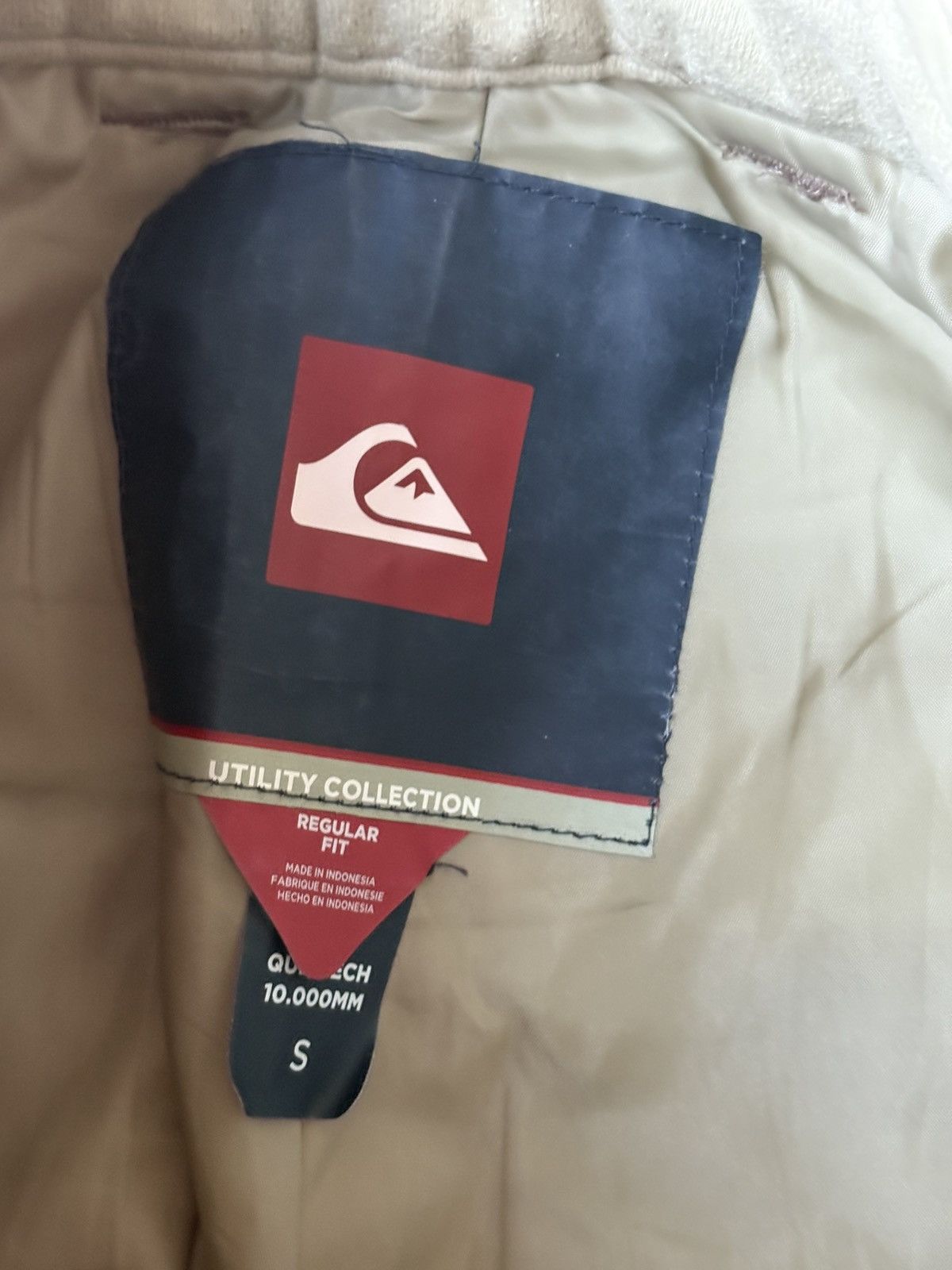 Quiksilver Y2K QUICKSILVER SNOWBOARDING BEIGE PANTS ADJUSTABLE WAIST Size US 32 / EU 48 - 5 Thumbnail