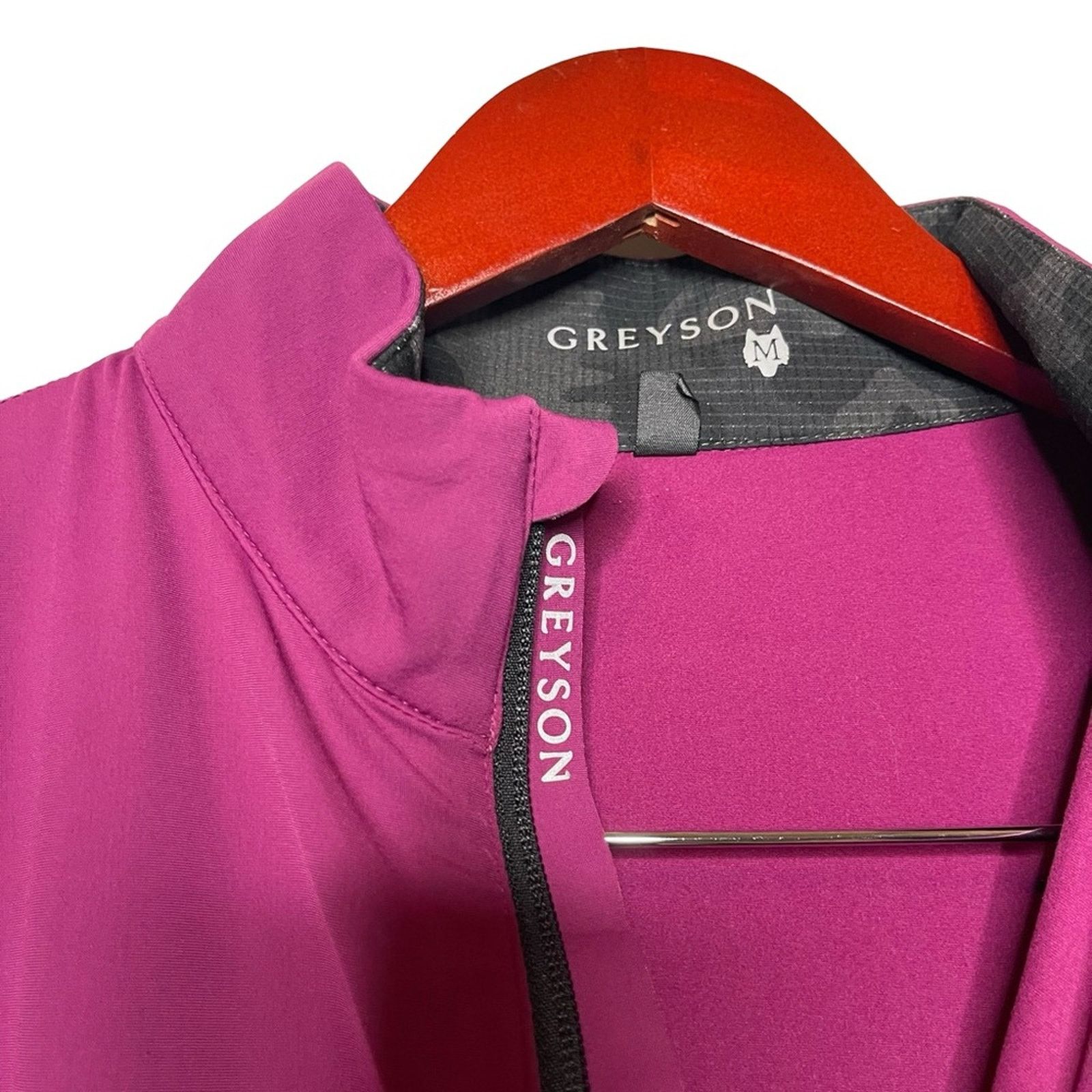 Grenson Greyson Tate Mockneck Quarter-Zip in meadow sweet purple M Size US M / EU 48-50 / 2 - 4 Thumbnail