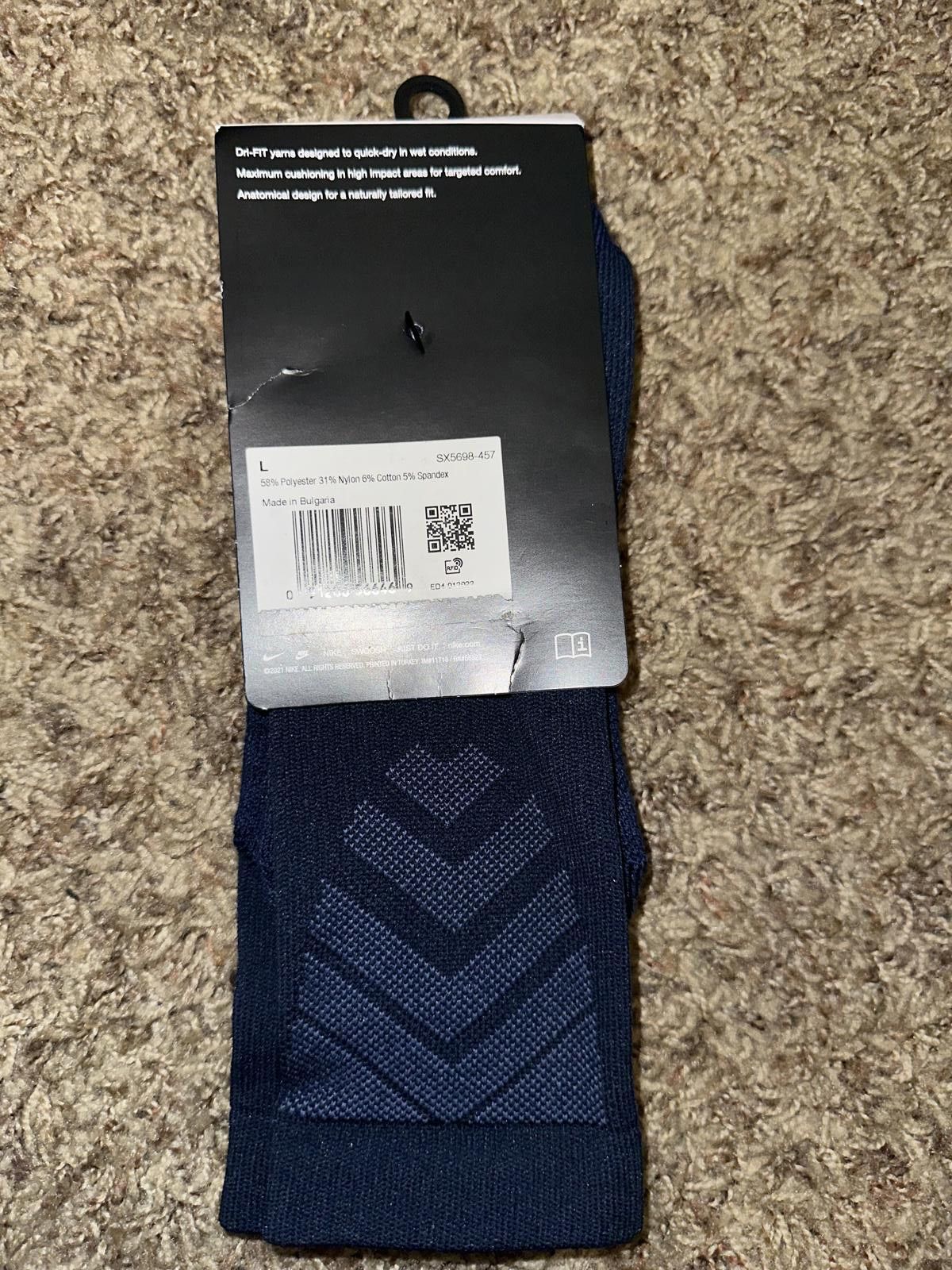 Nike Nike Vapor Football Crew Socks Size ONE SIZE - 6 Thumbnail
