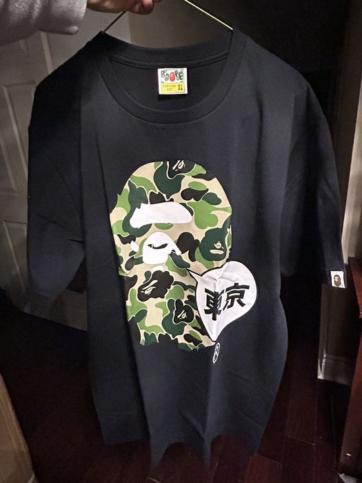 Bape CITY TEE TOKYO BIG APE HEAD TEE | Grailed