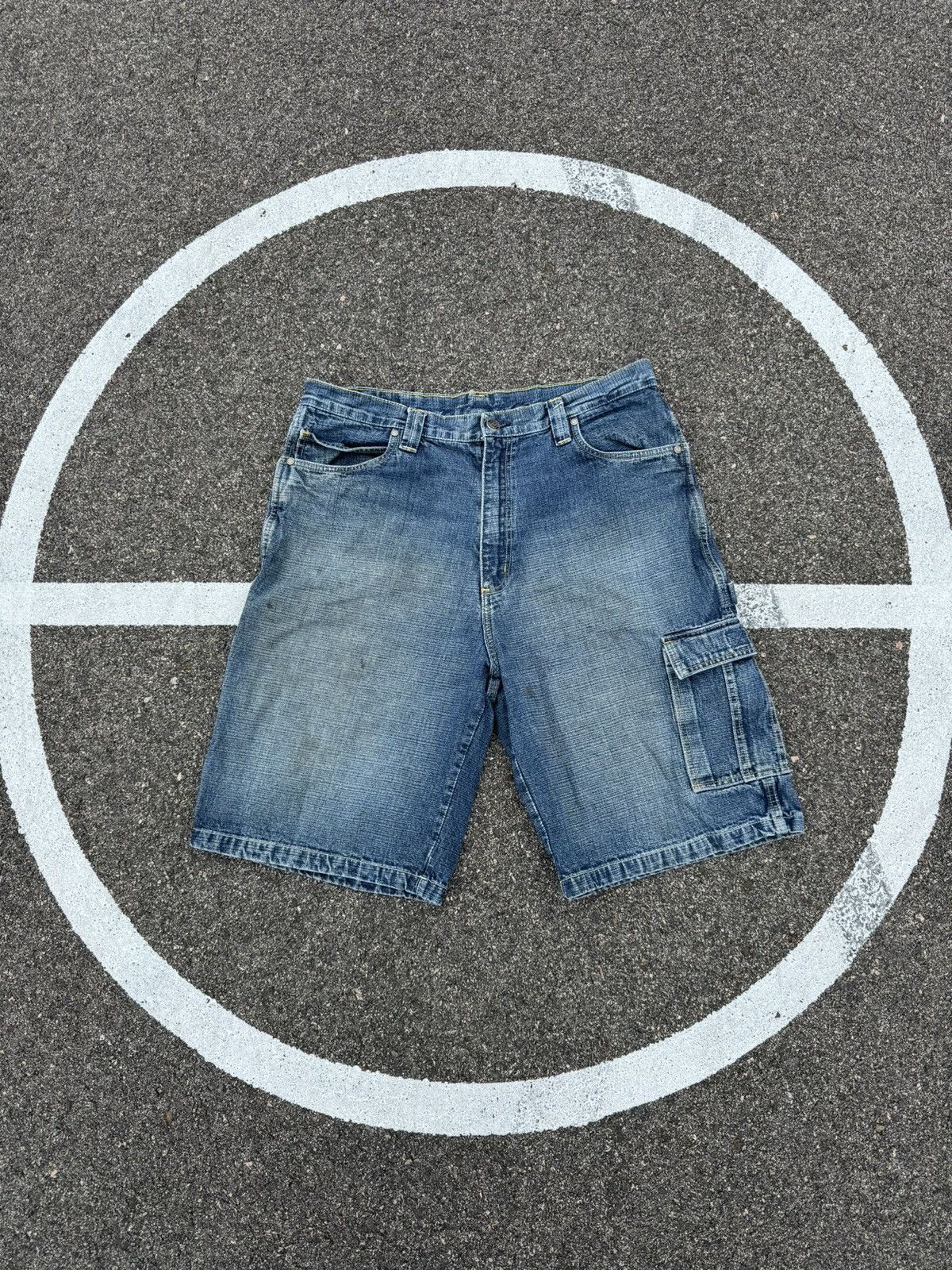 Southpole × Vintage Vintage Steven St. Marq Baggy Shorts Y2K Size US 38 / EU 54 - 2 Thumbnail