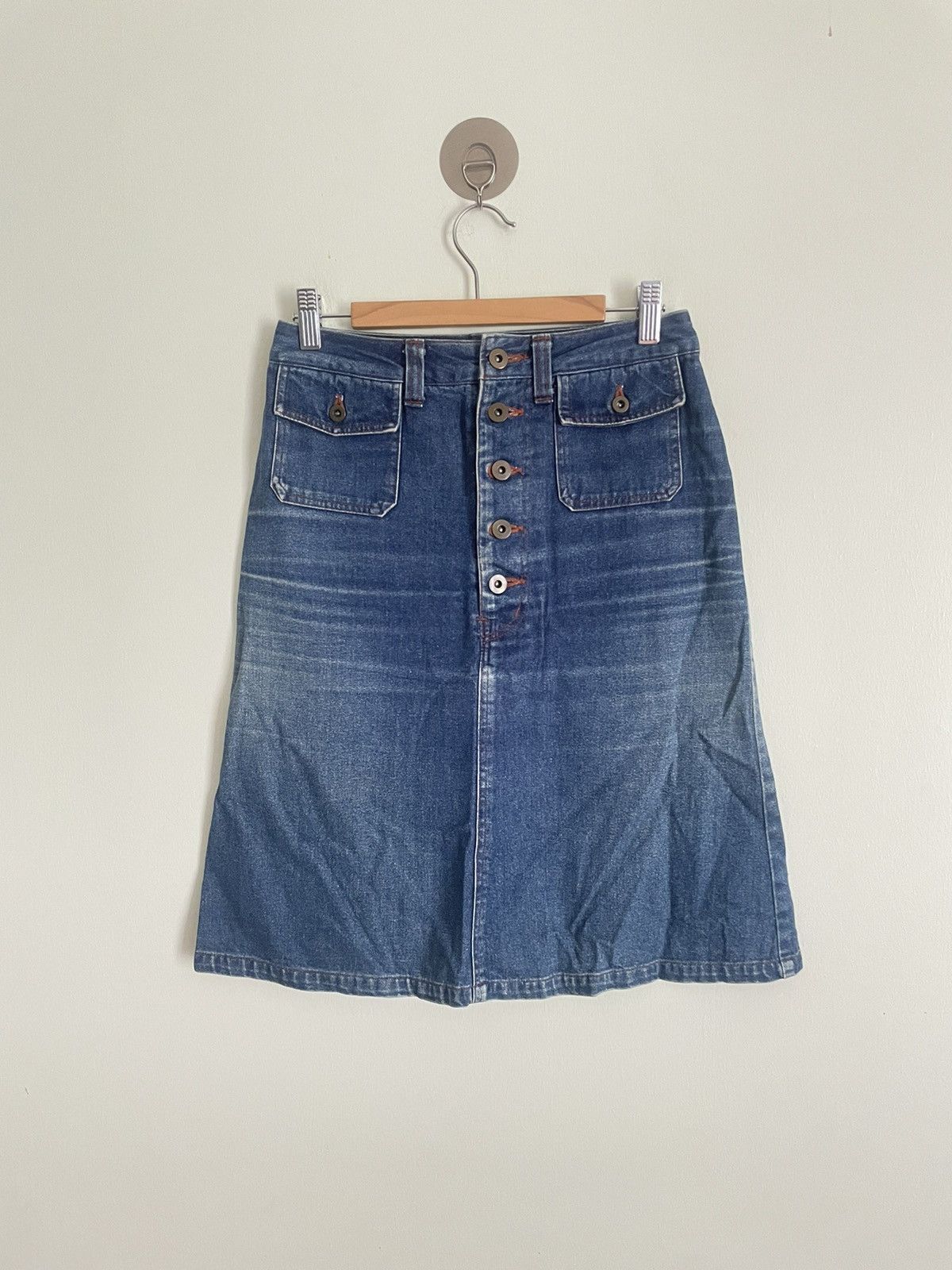 Super Lovers Super Lovers Denim Jeans Skirt Size 26" / US 2 / IT 38 - 1 Thumbnail