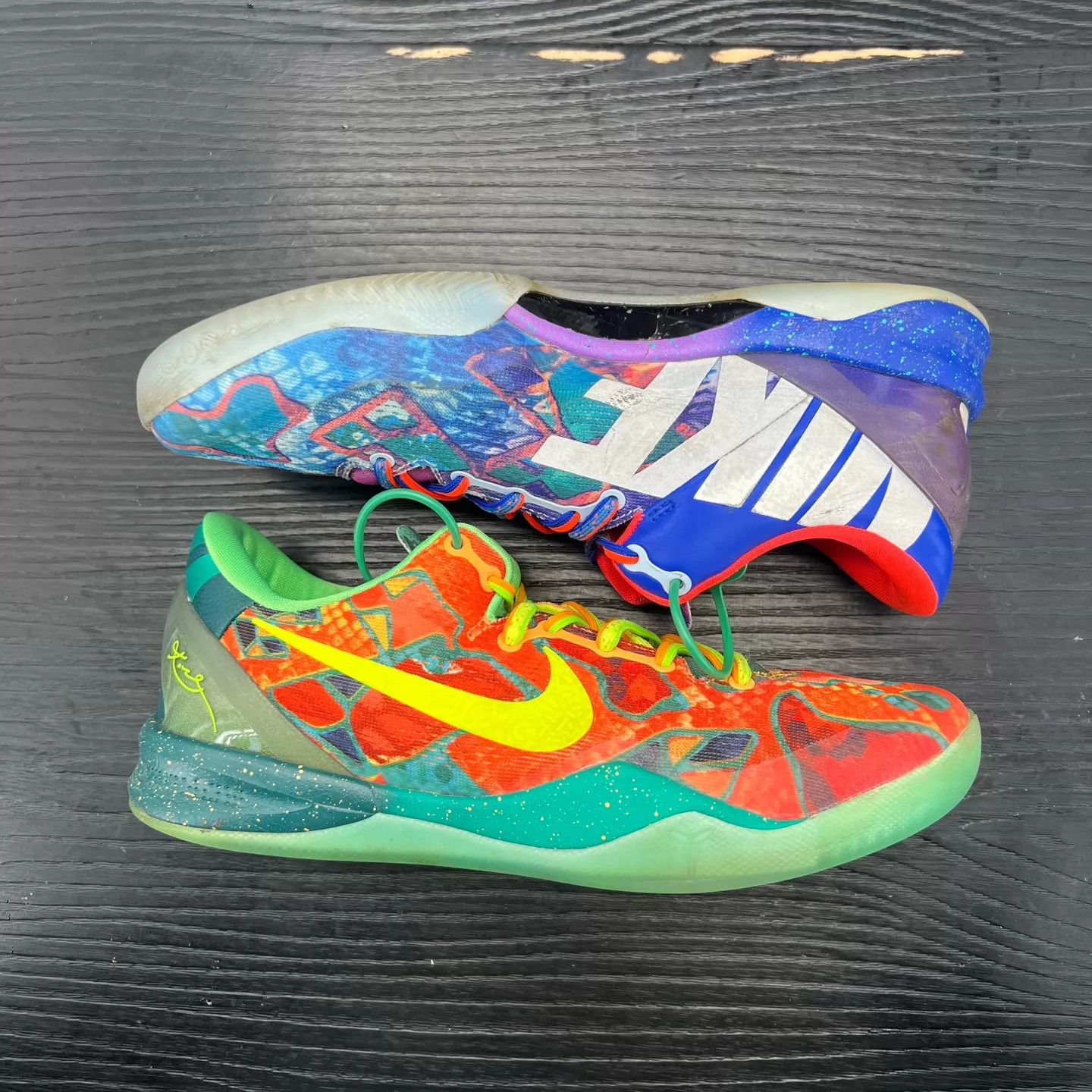 Nike zk8 low asymmetric bicolor orange-blue size 43 good condition Size US 9.5 / EU 42-43 - 7 Thumbnail