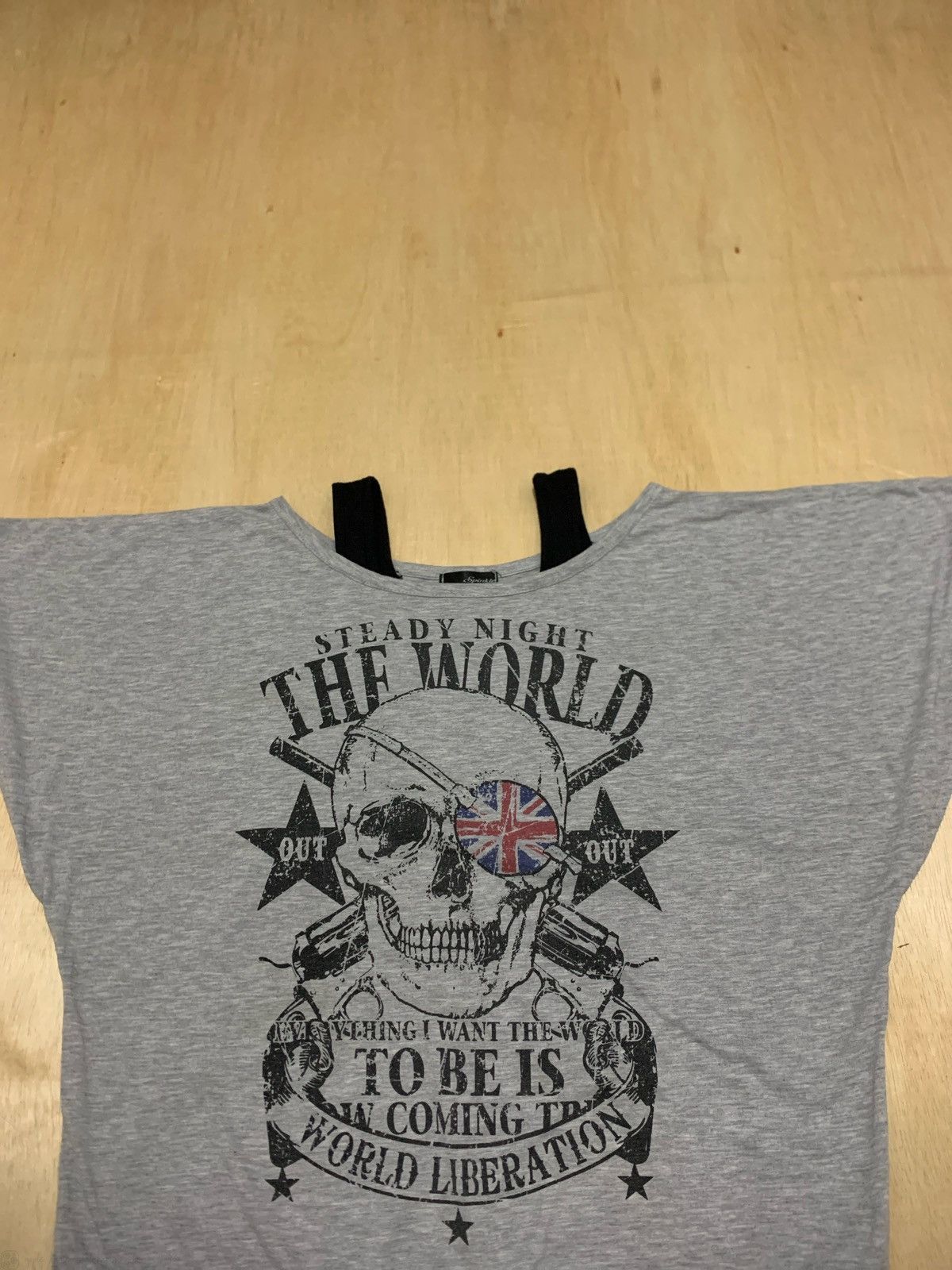 Hysteric Glamour × If Six Was Nine × Japanese Brand Vintage Y2k Spinkle Skull Tshirt Ifsixwasnine Punk style Size ONE SIZE - 2 Thumbnail
