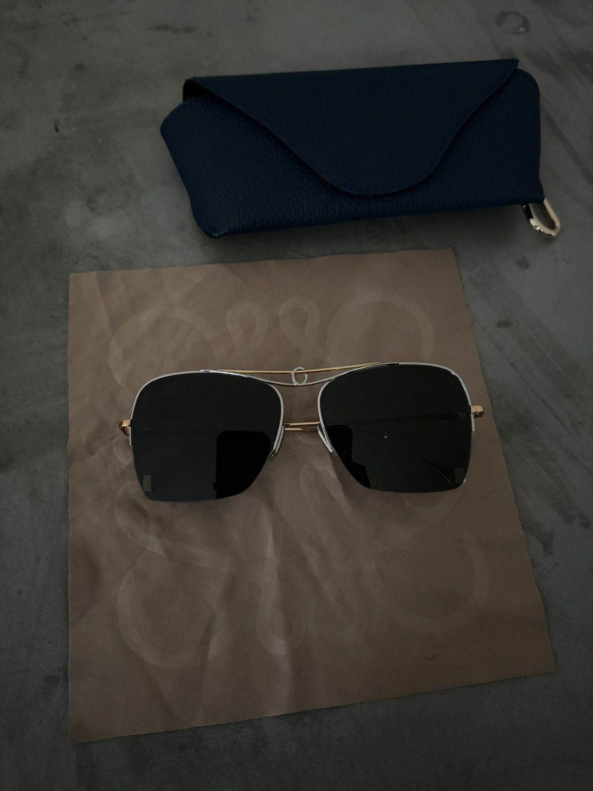 Loewe LW40024U Knot Aviator sunglasses Size ONE SIZE - 2 Thumbnail