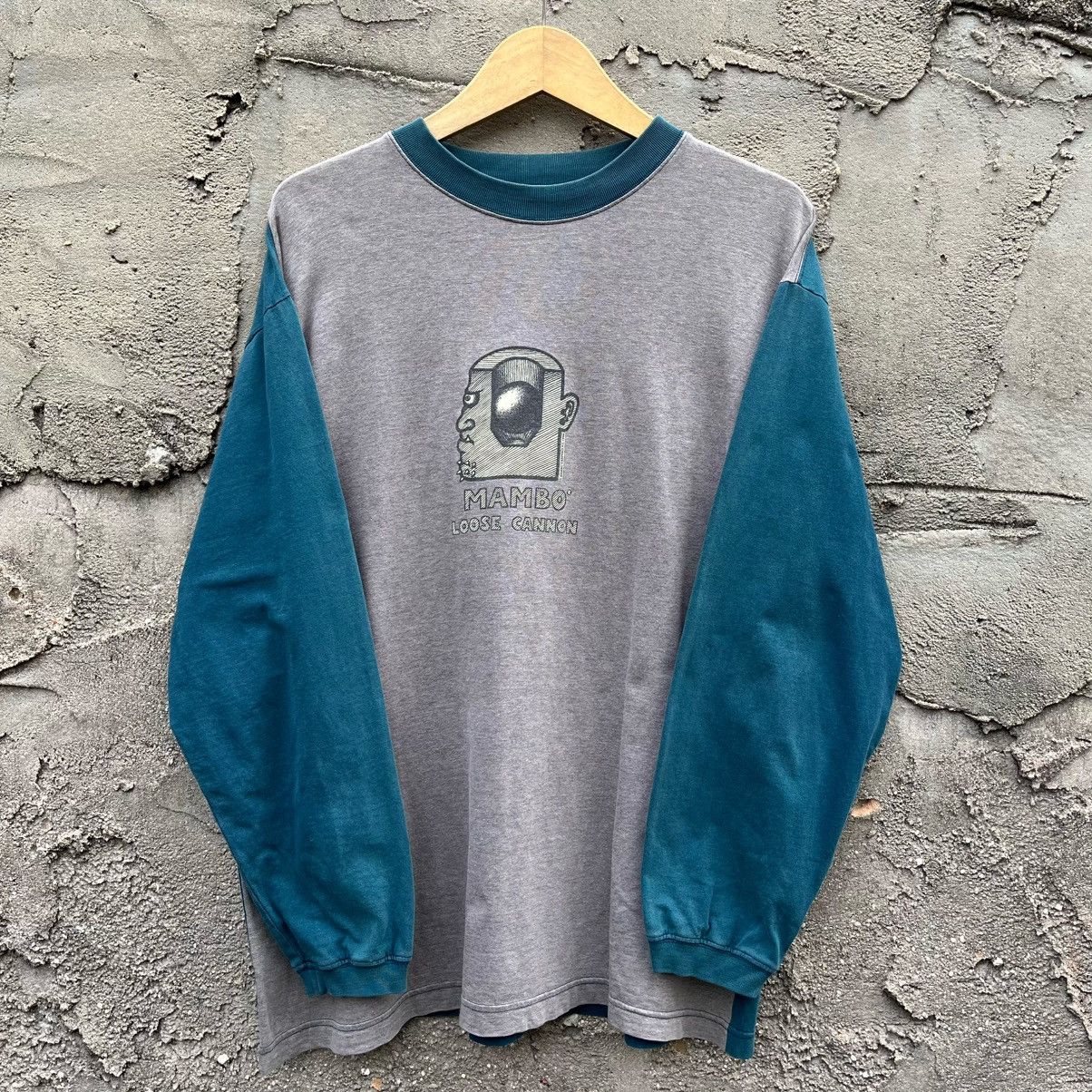 Mambo 1990s - Vintage Mambo longsleeve tee Size US L / EU 52-54 / 3 - 1 Thumbnail