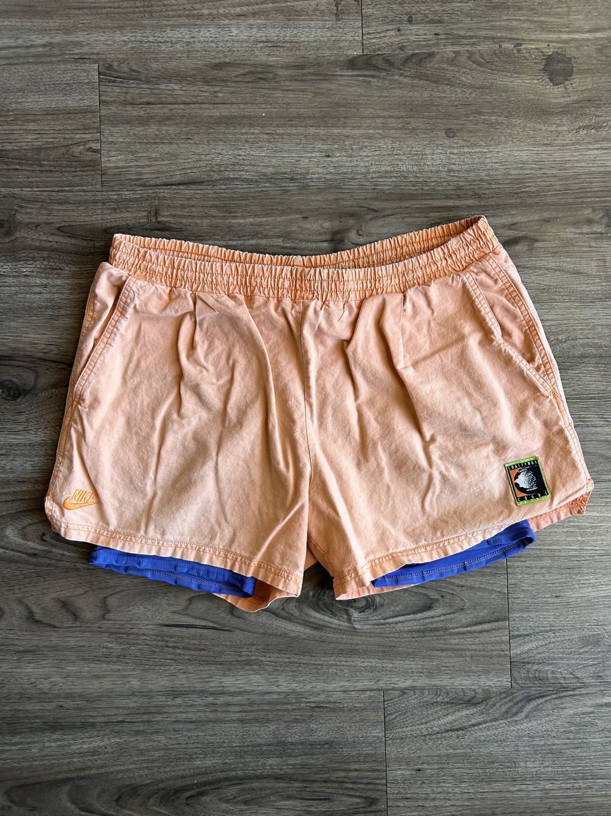 90s Vintage Nike Andre Agassi Challenge Court Orange Shorts