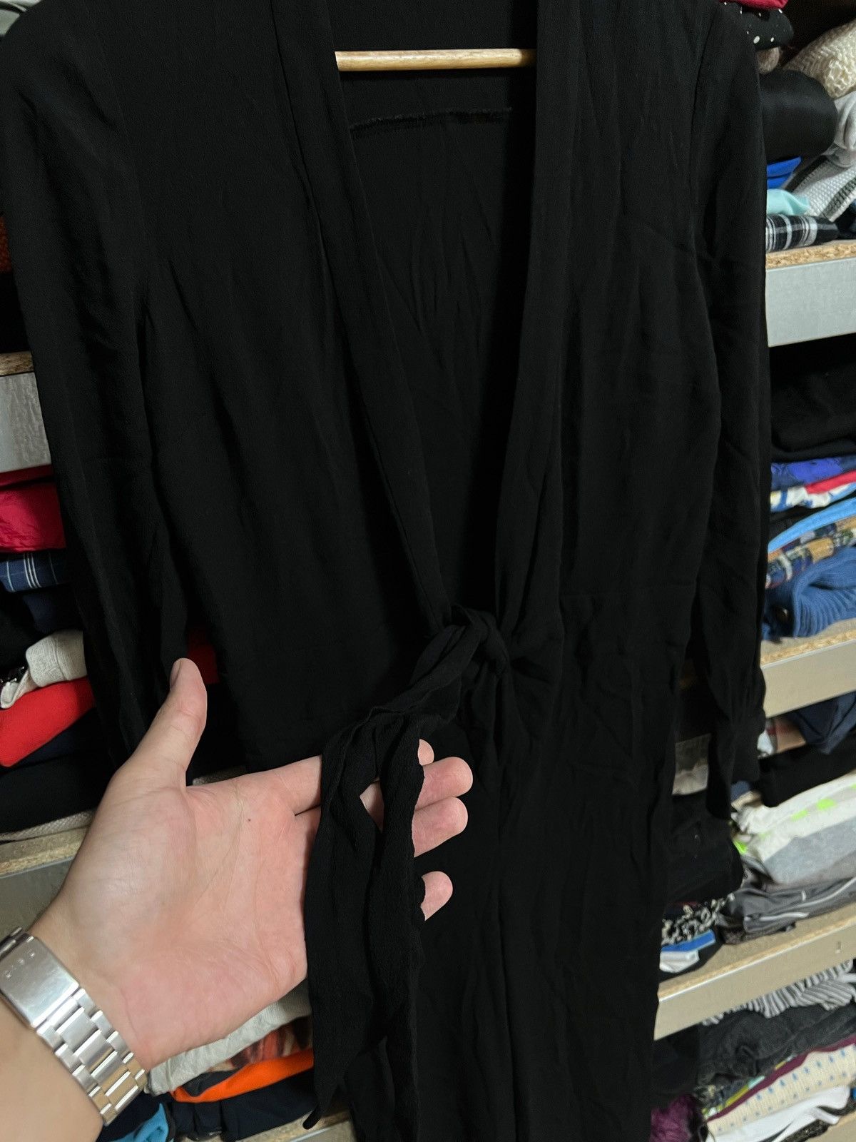 Diane von Furstenberg Diane Von Furstenberg Margot Jumpsuit Size 4 Long Sleeve Size 27" / US 4 / IT 40 - 3 Thumbnail