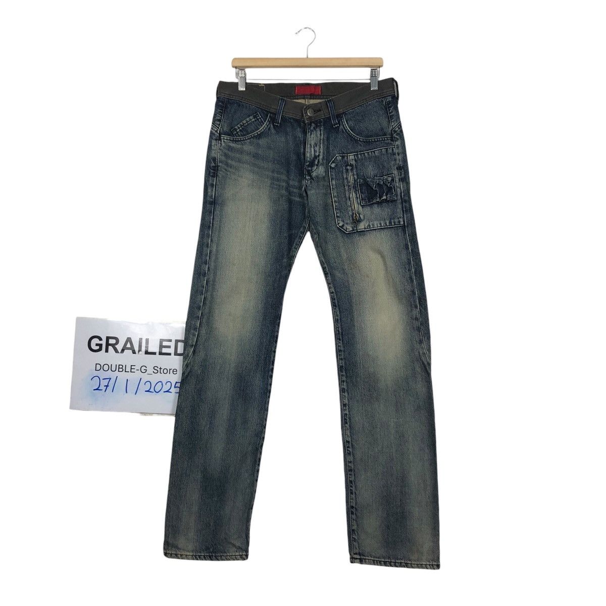 Japanese Brand 📌Vintage Denim Jeans Worker Edwin Size US 31 - 1 Thumbnail