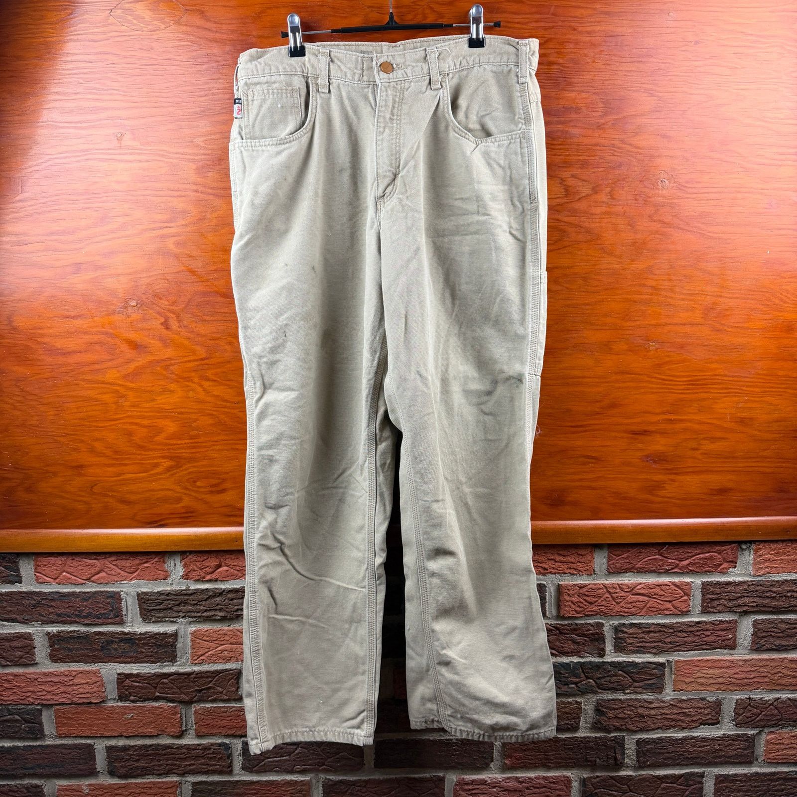 Carhartt Carhartt Workwear Pants FR Size 34x30 Distressed Condition Size US 34 / EU 50 - 1 Thumbnail