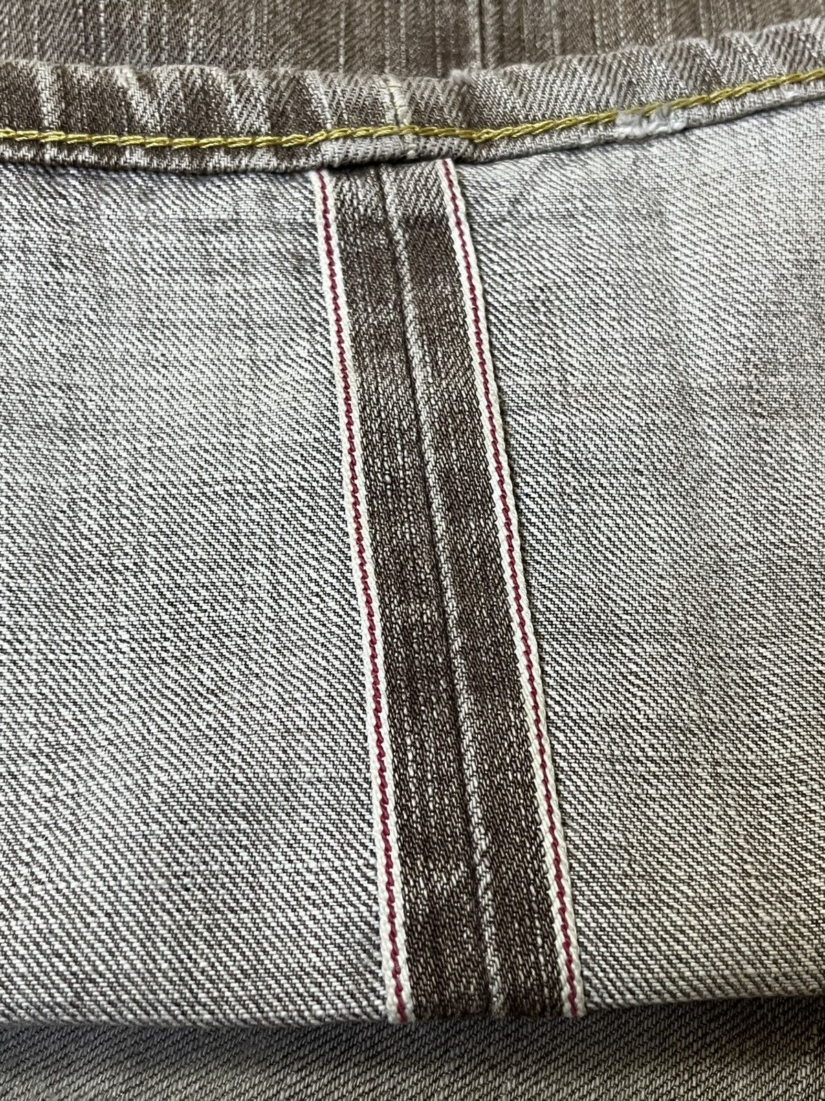 Edwin SICK🔥VINTAGE EDWIN 505V DISTRESSED REDLINE SELVEDGE JEANS Size US 32 / EU 48 - 13 Thumbnail