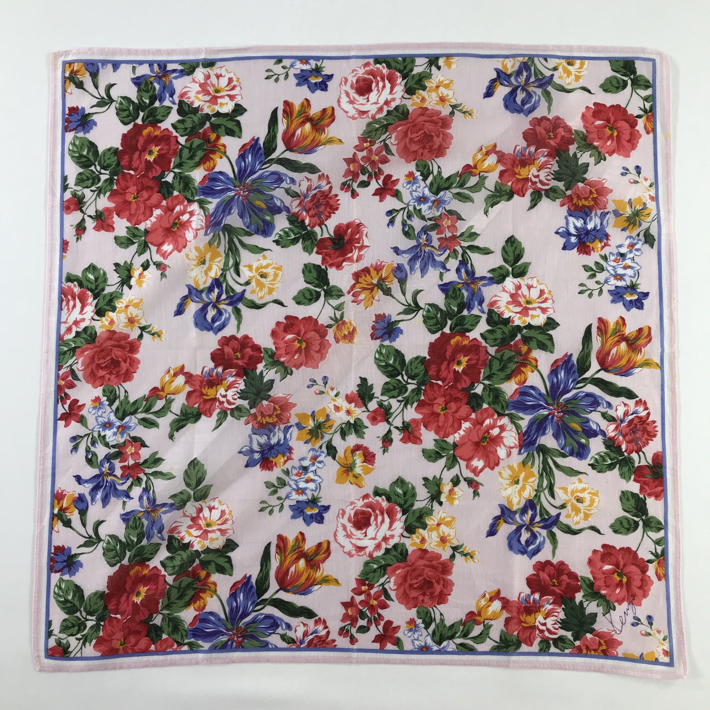 Kenzo × Vintage Kenzo Bandana / Handkerchief / Neckerchief - S850 Size ONE SIZE - 1 Thumbnail