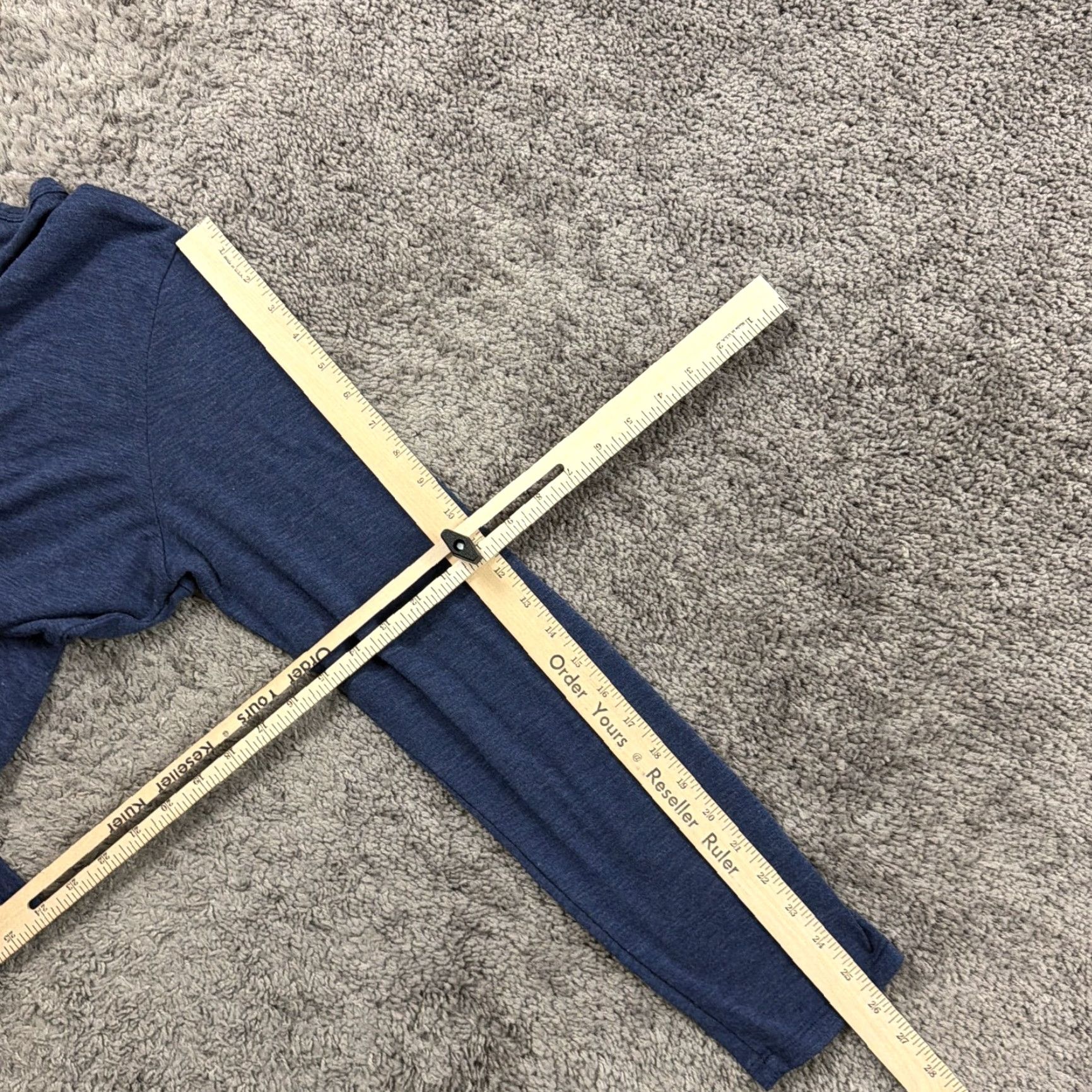 Mizzen+Main Mizzen+Main Shirt Mens XL Blue Henley Tee Long Sleeve Roll Tab Convertible USA Size US XL / EU 56 / 4 - 7 Thumbnail