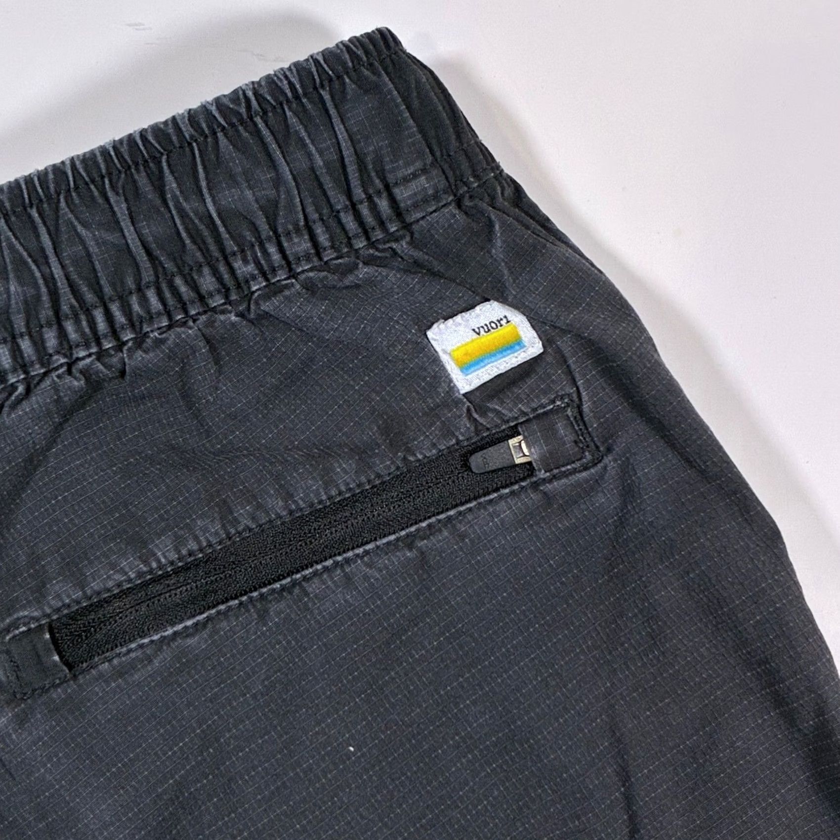 Vuori Vuori Mens Jogger Pants Elastic Waist Zip Pocket Black Small S Size US 29 - 5 Thumbnail