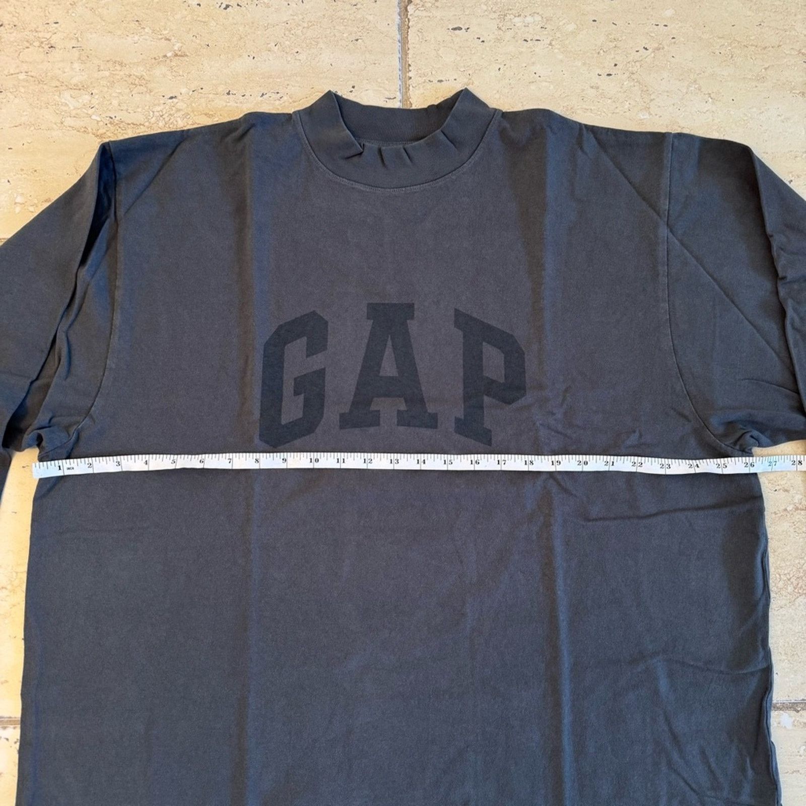 Yeezy YZY GAP Dove Long Sleeve Tshirt Color Grey Size M Authentic Size US M / EU 48-50 / 2 - 5 Thumbnail
